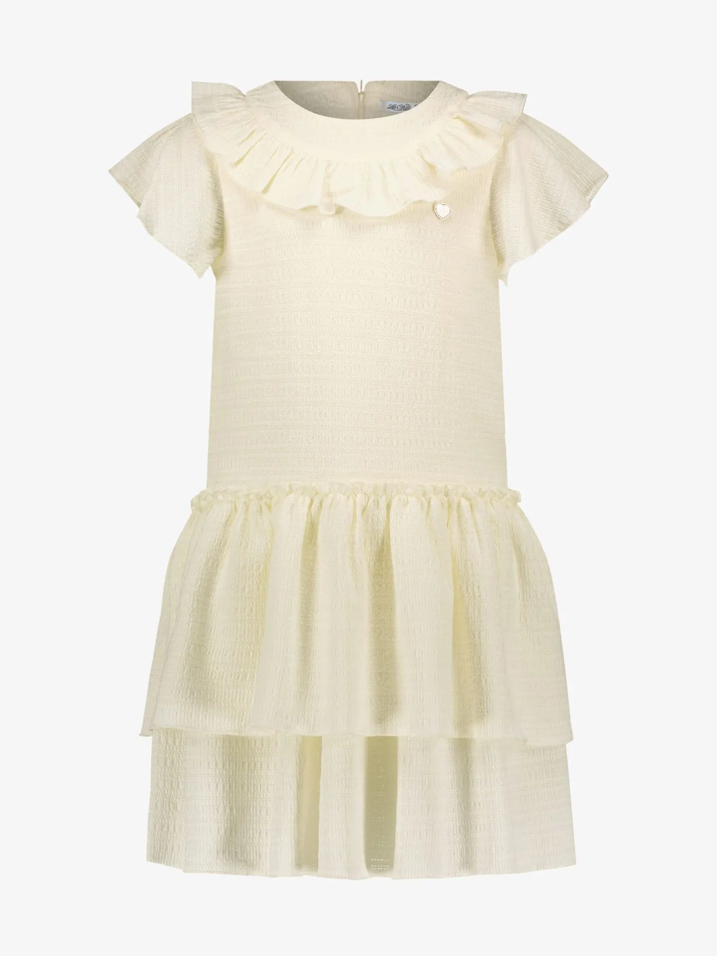 Le Chic Meisjes jurk swansa summer crochet