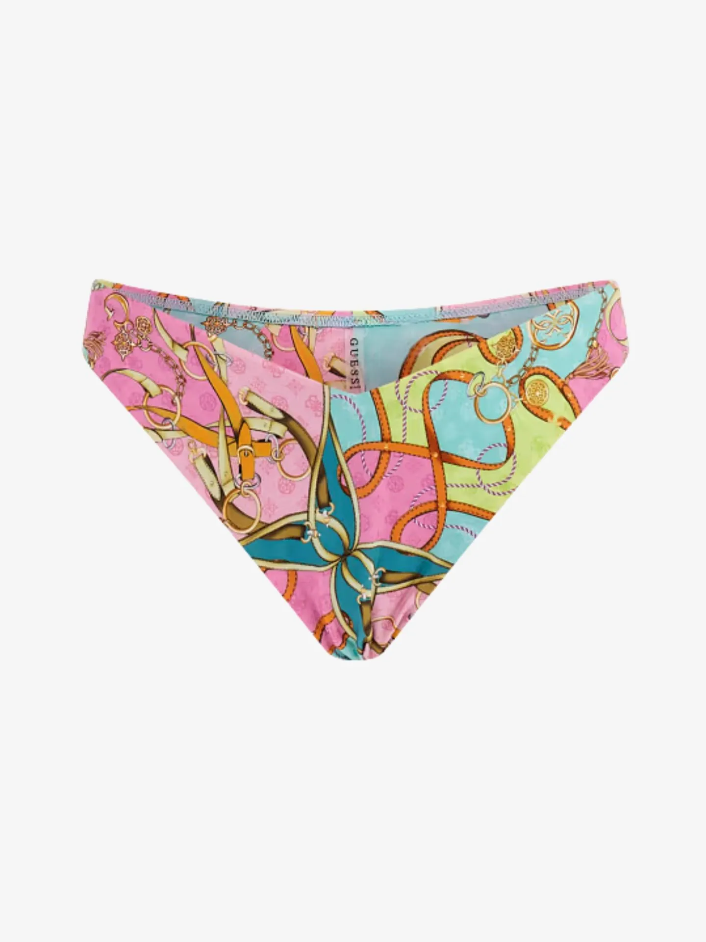 Guess Dames bikinibroekje brazilian glam chains acqua