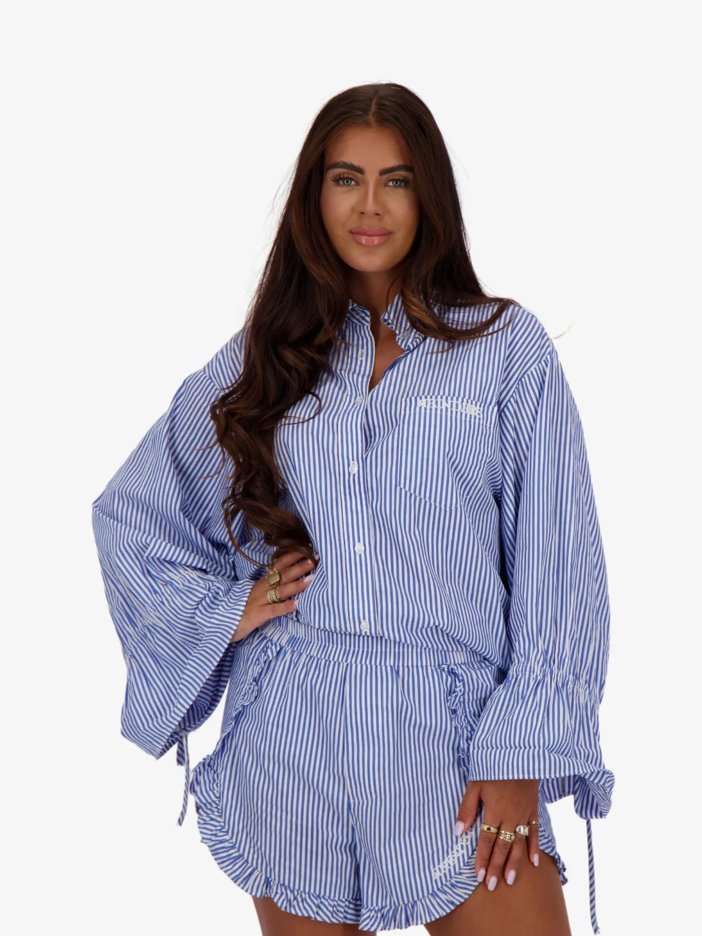 Reinders Dames blouse oversized delicate blue