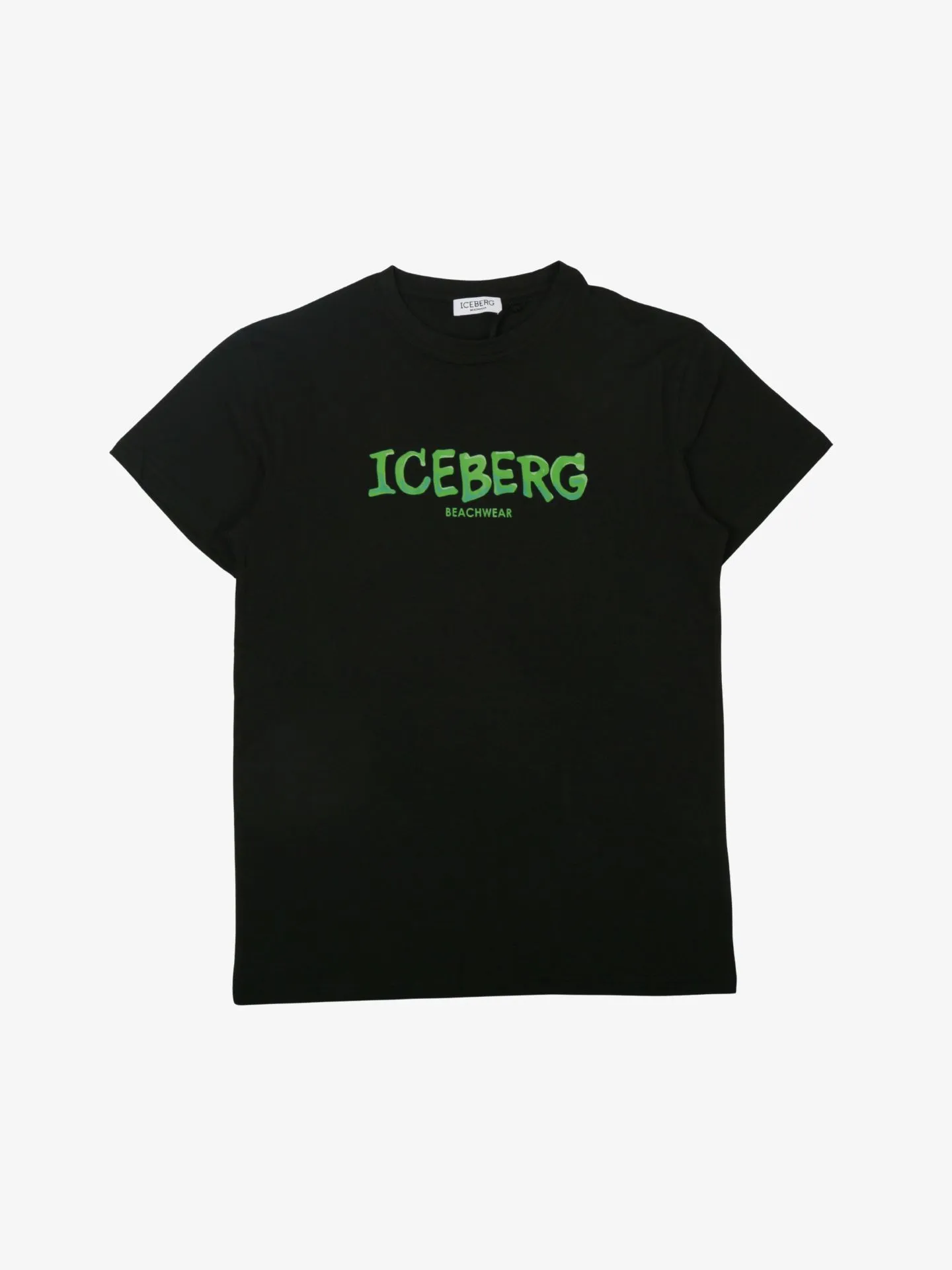 Iceberg Heren t-shirt vertical zwart