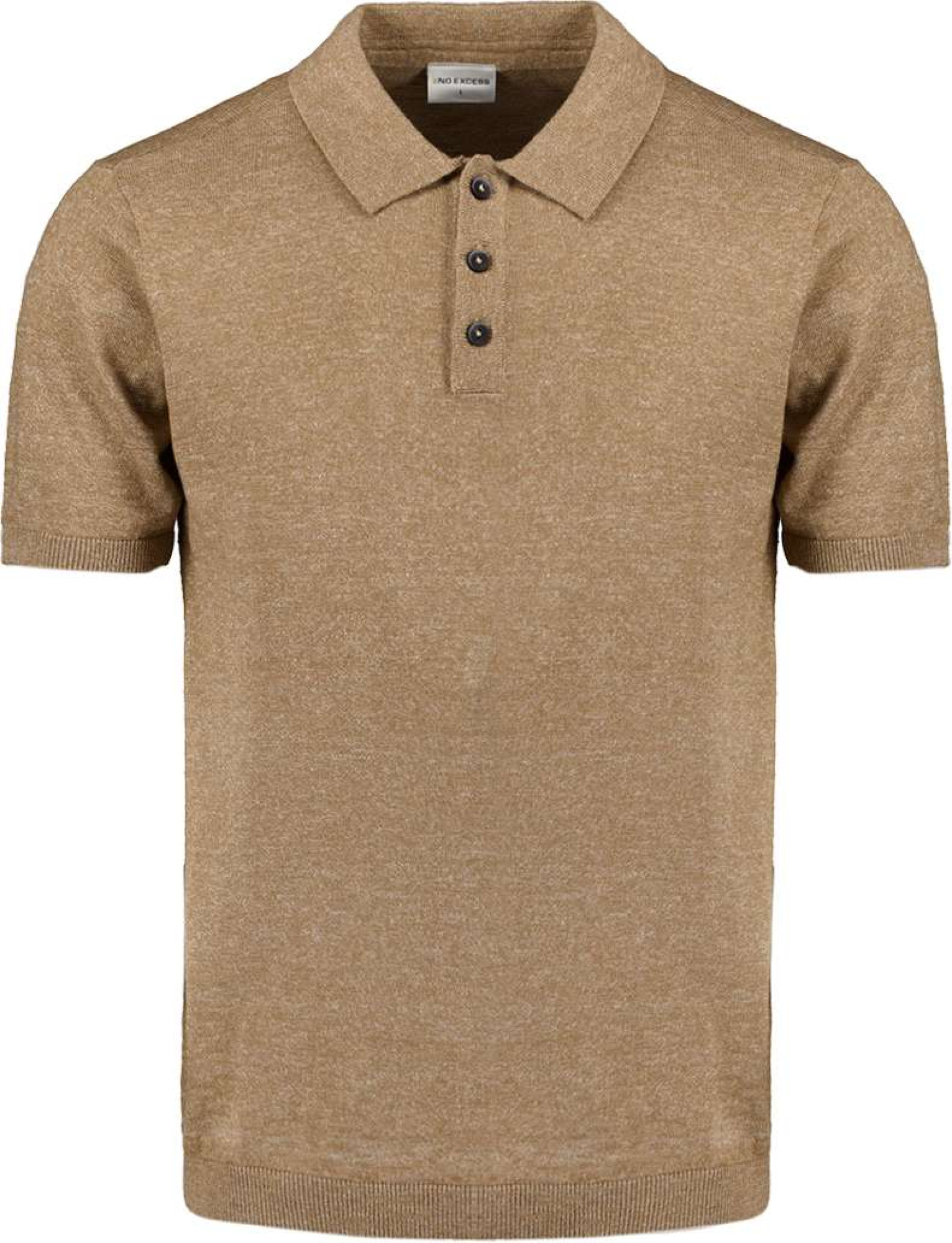 No Excess Pullover short sleeve polo melange