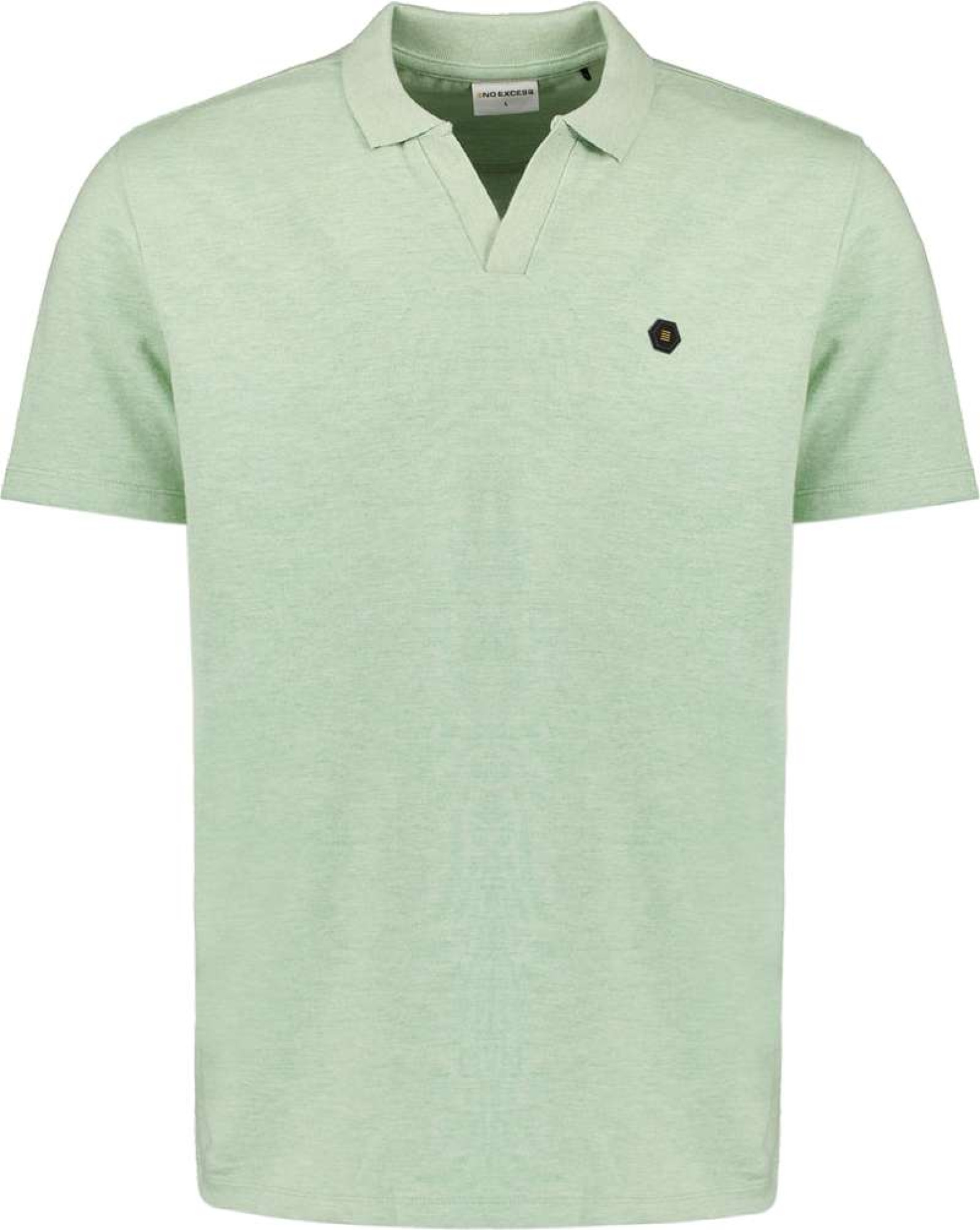 No Excess Polo v melange mint