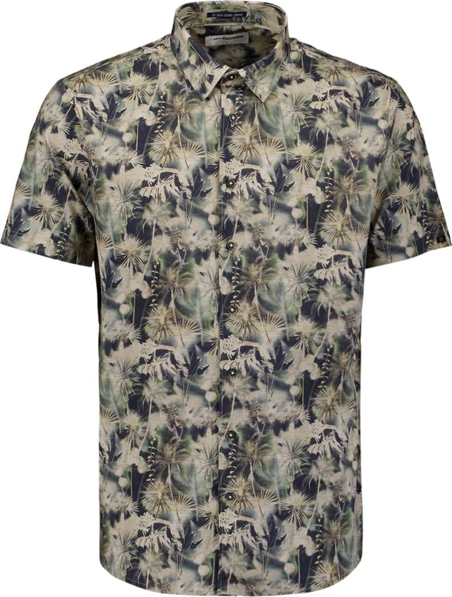 No Excess Shirt short sleeve allover printed mint