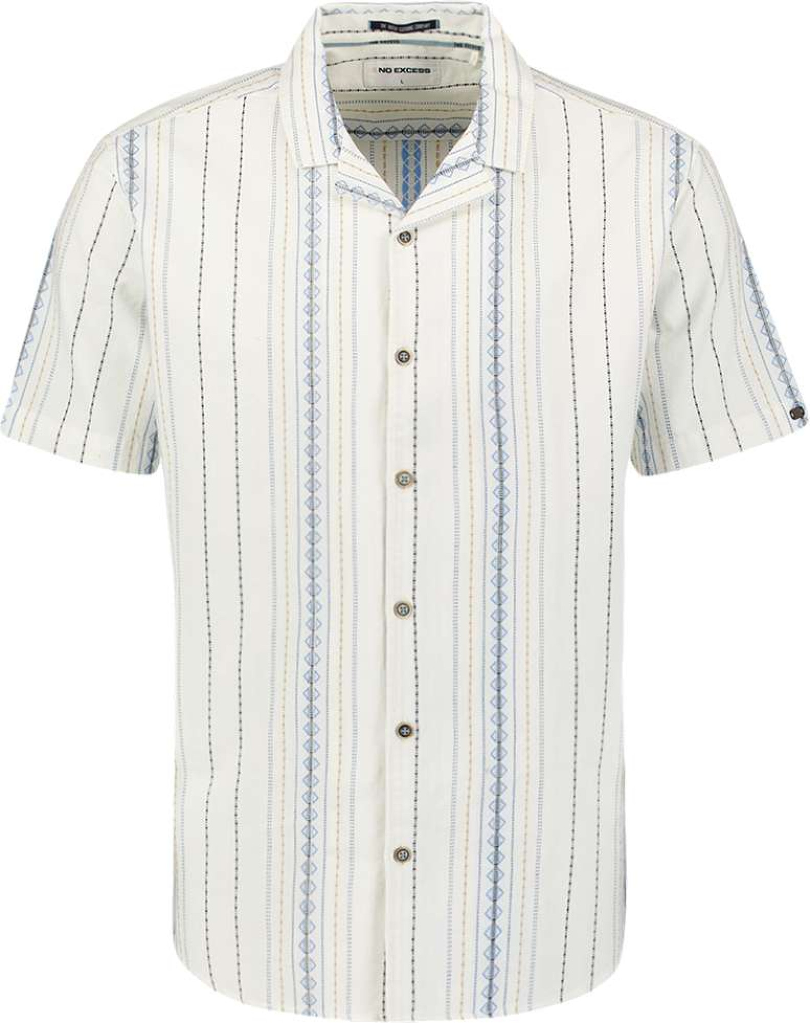 No Excess Shirt short sleeve revers collar do offwhite
