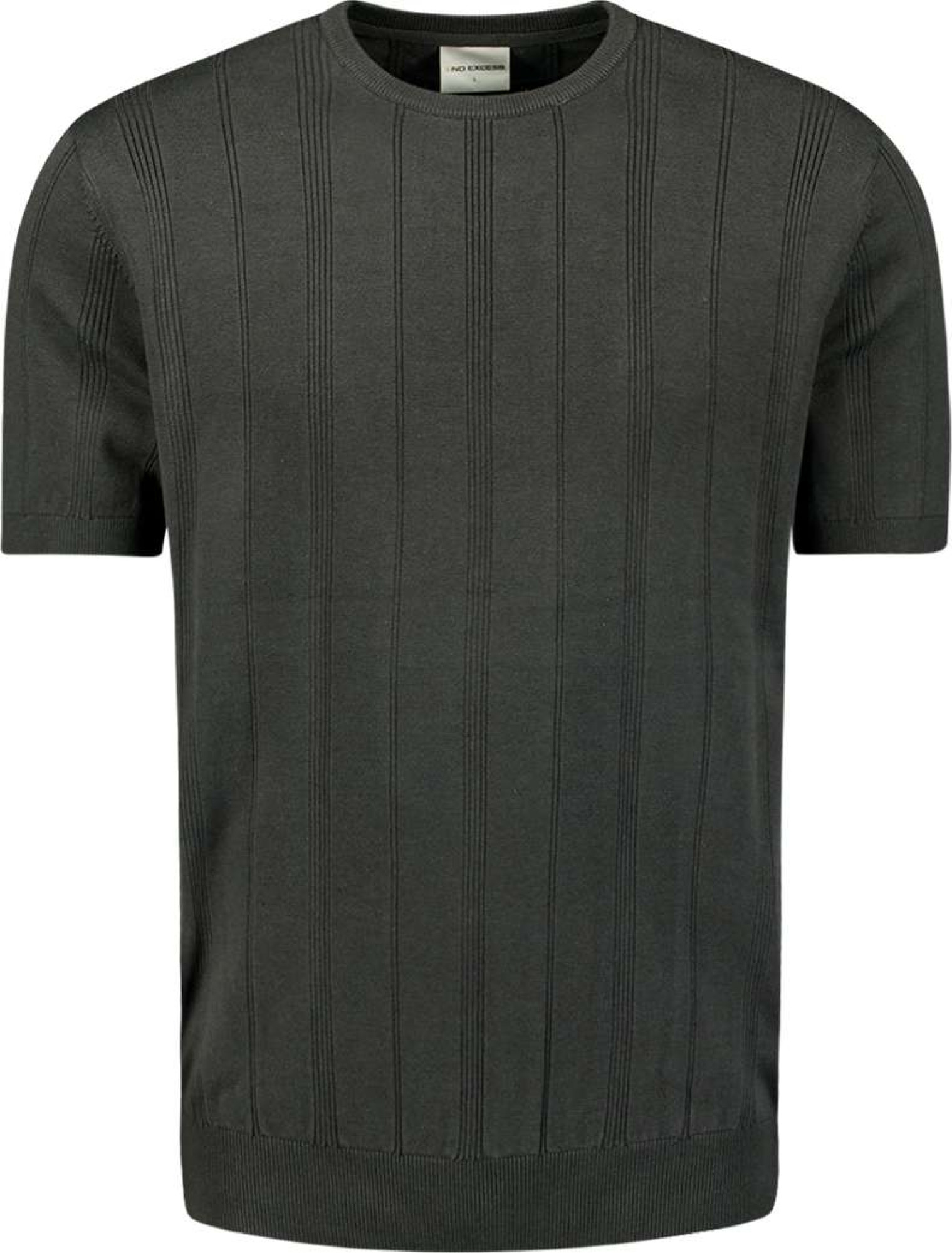 No Excess Pullover short sleeve crewneck drop dark steel