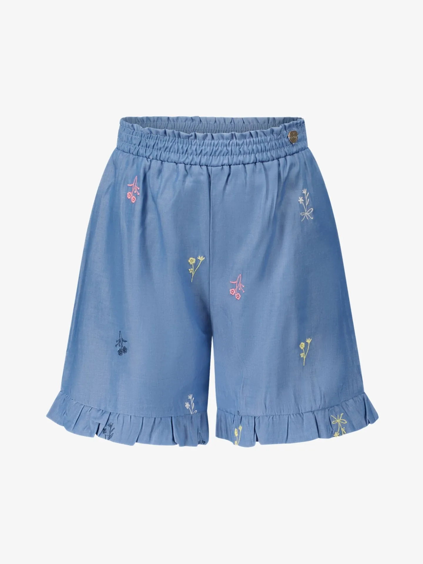 Le Chic Meisjes short dutti embro denim