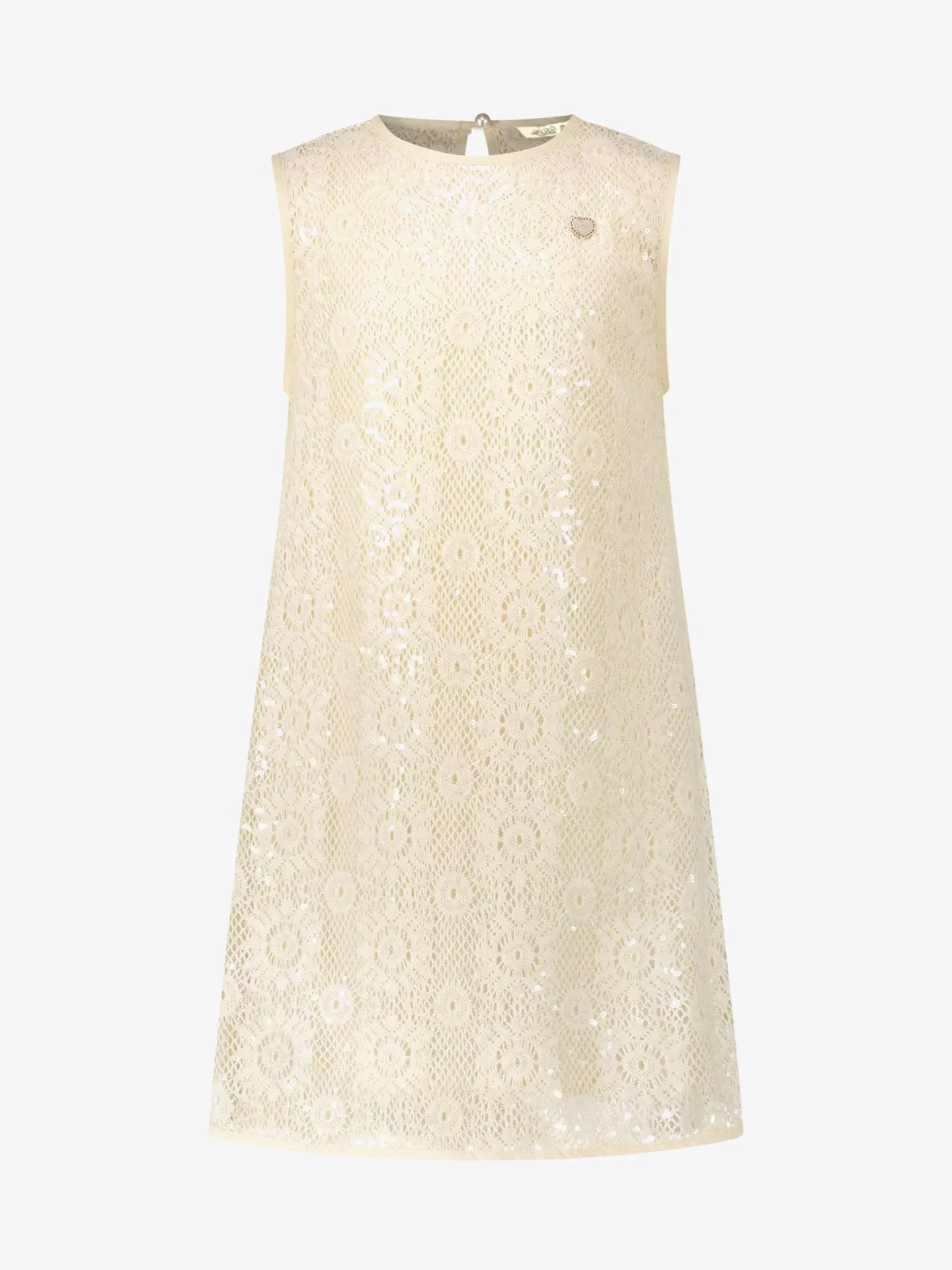 Le Chic Meisjes jurk sunbeam sequin crochet
