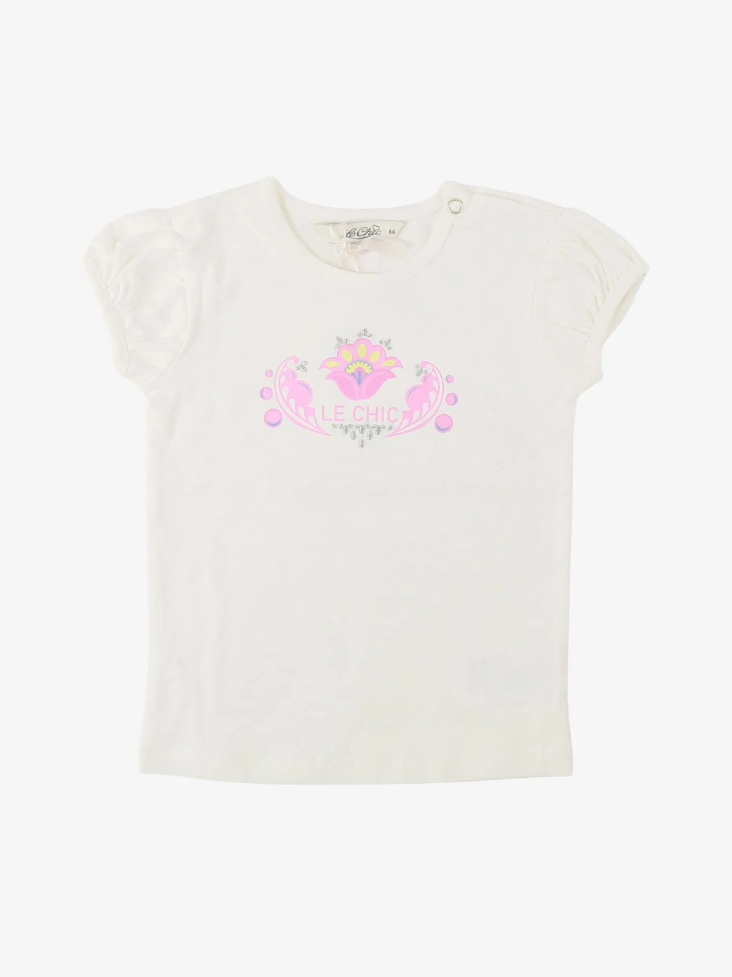 Le Chic Meisjes t-shirt noki fancy shield