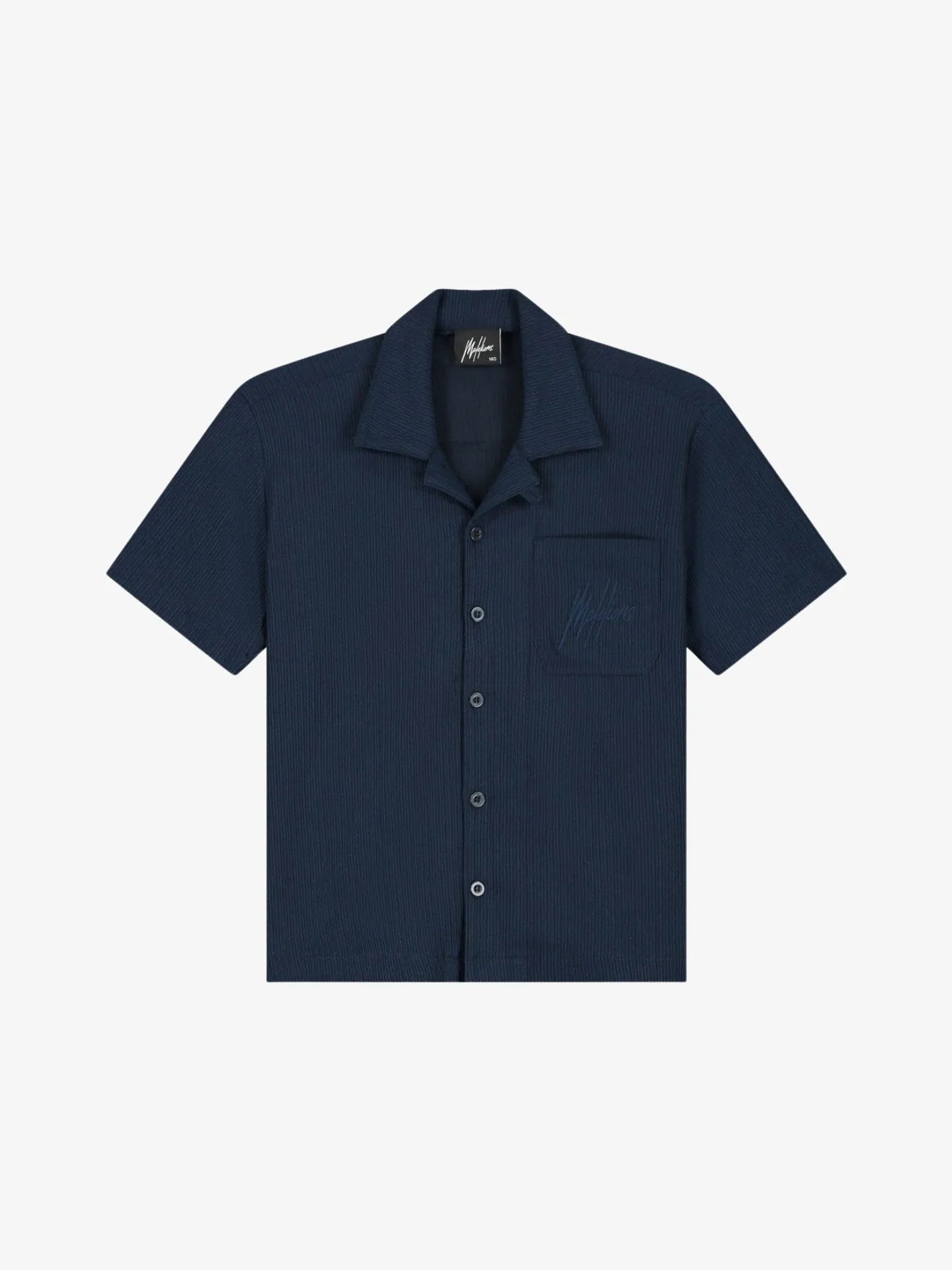 Malelions Jongens blouse seersucker crinckle