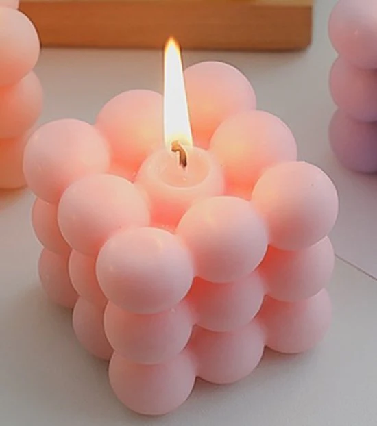 Nienienta Geurkaars met gedroogde bloemen