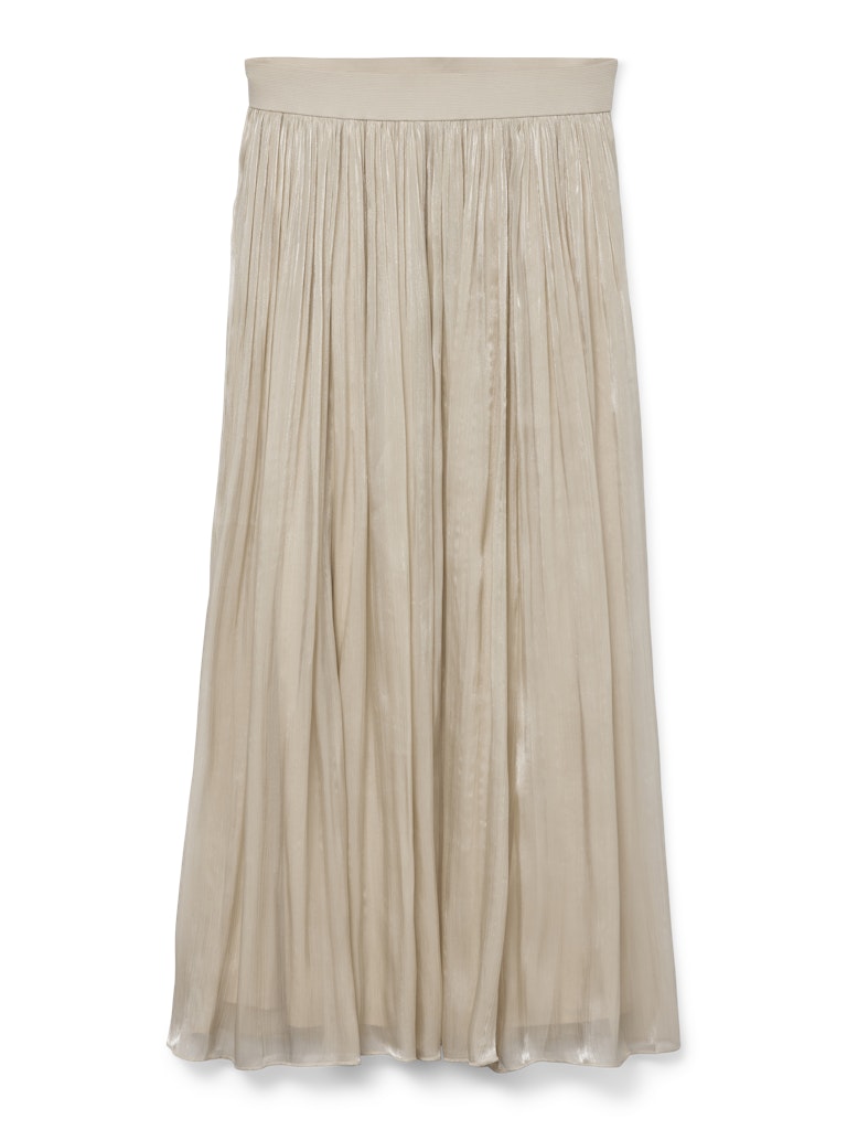 Vero Moda vmvips nw ankle skirt wvn ce ga 10328017 pumice