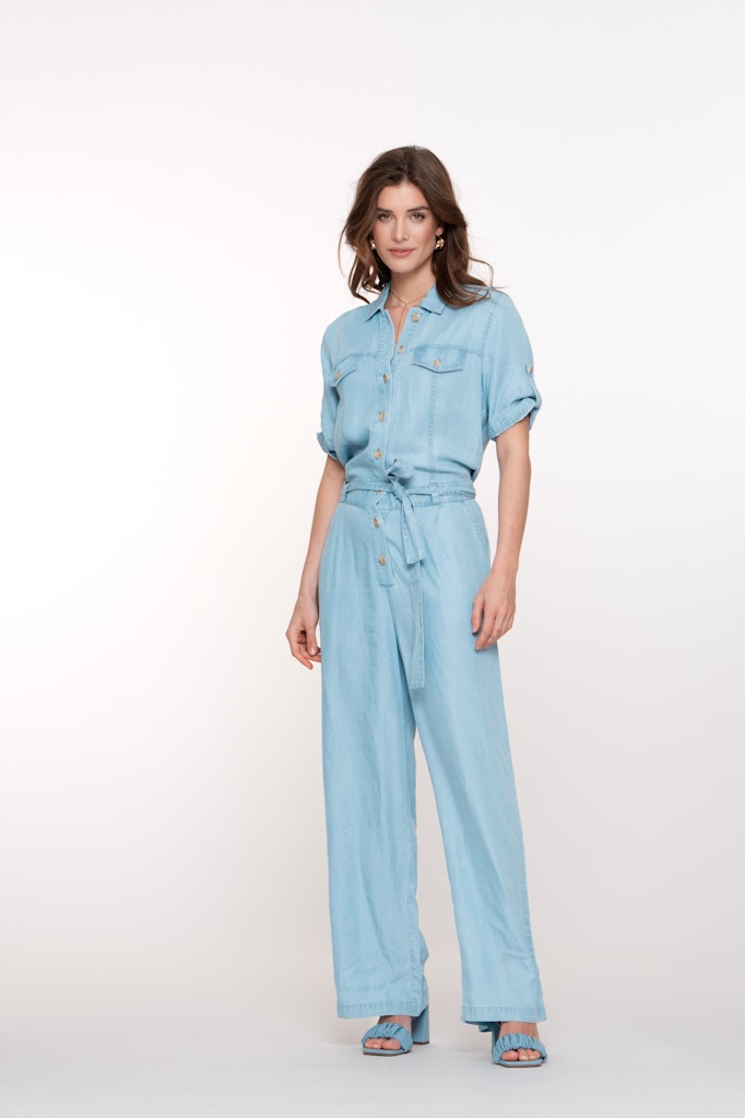 Geisha jumpsuit 51330-10 809 light blue denim
