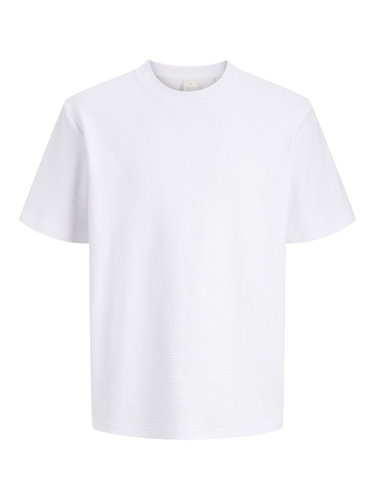 Jack & Jones jprlach ss tee styd ss25 12286293 bright white