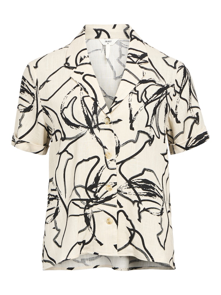 Object objsanne s/s shirt aop noos 23046486 sandshell