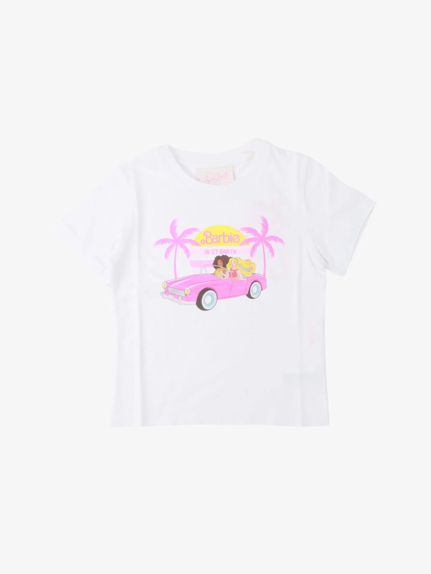 MC Saint Barth Meisjes t-shirt elly barbie in sb car