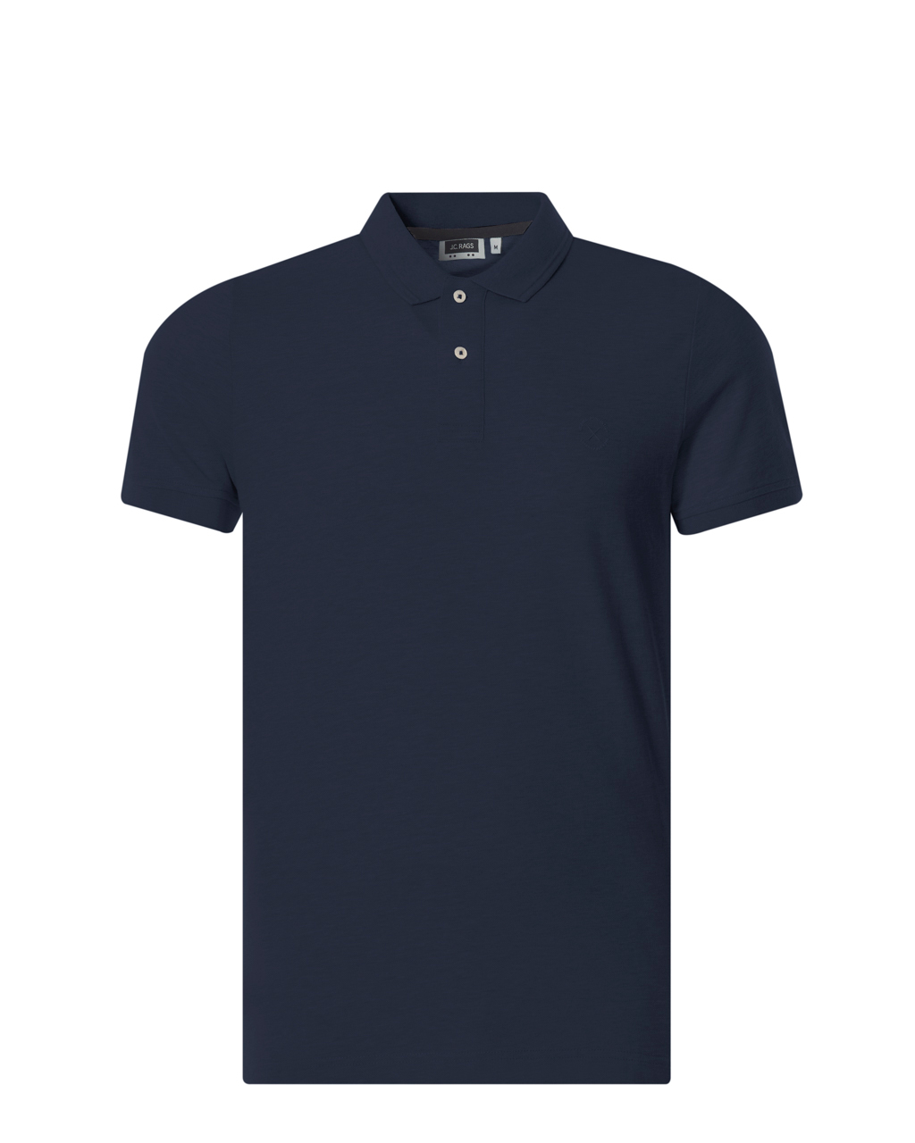 J.C. Rags Carter polo met korte mouwen