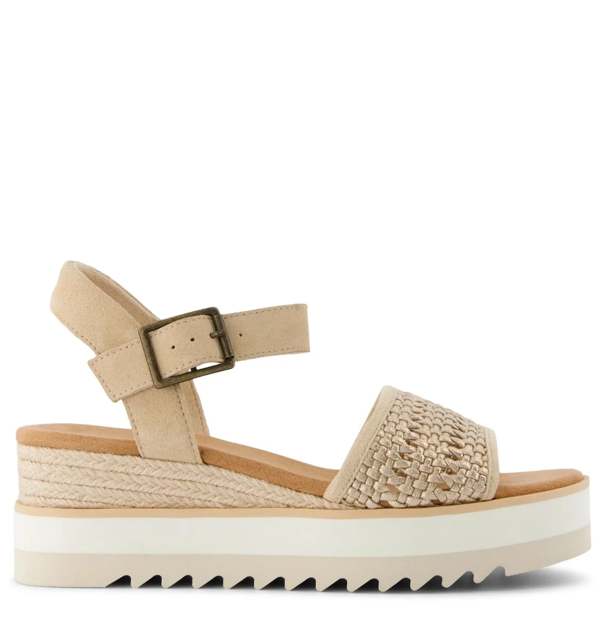 Toms diana plateau sandalen sleehak plateau sandalen dames