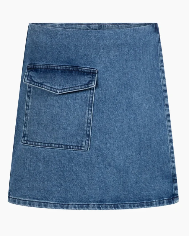 Another Label Gwen denim skort -
