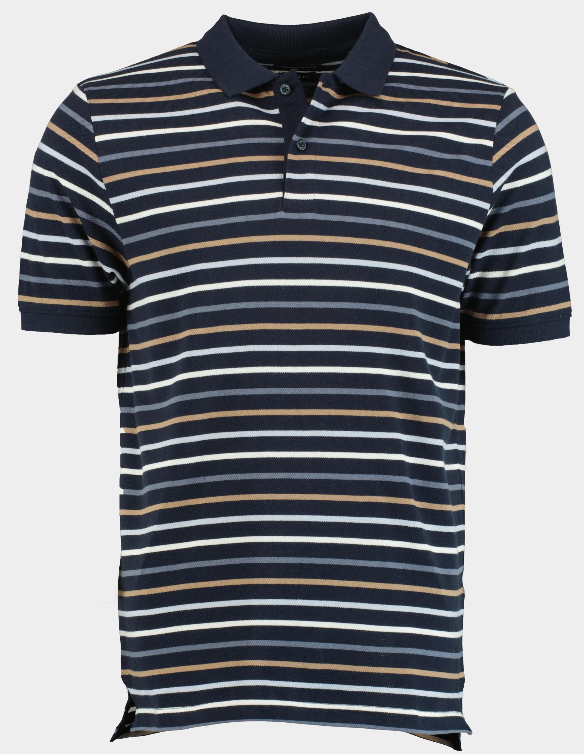Commander Flag polo korte mouw 3-knopf-polo-shirt, 1/2 arm 214008263/642