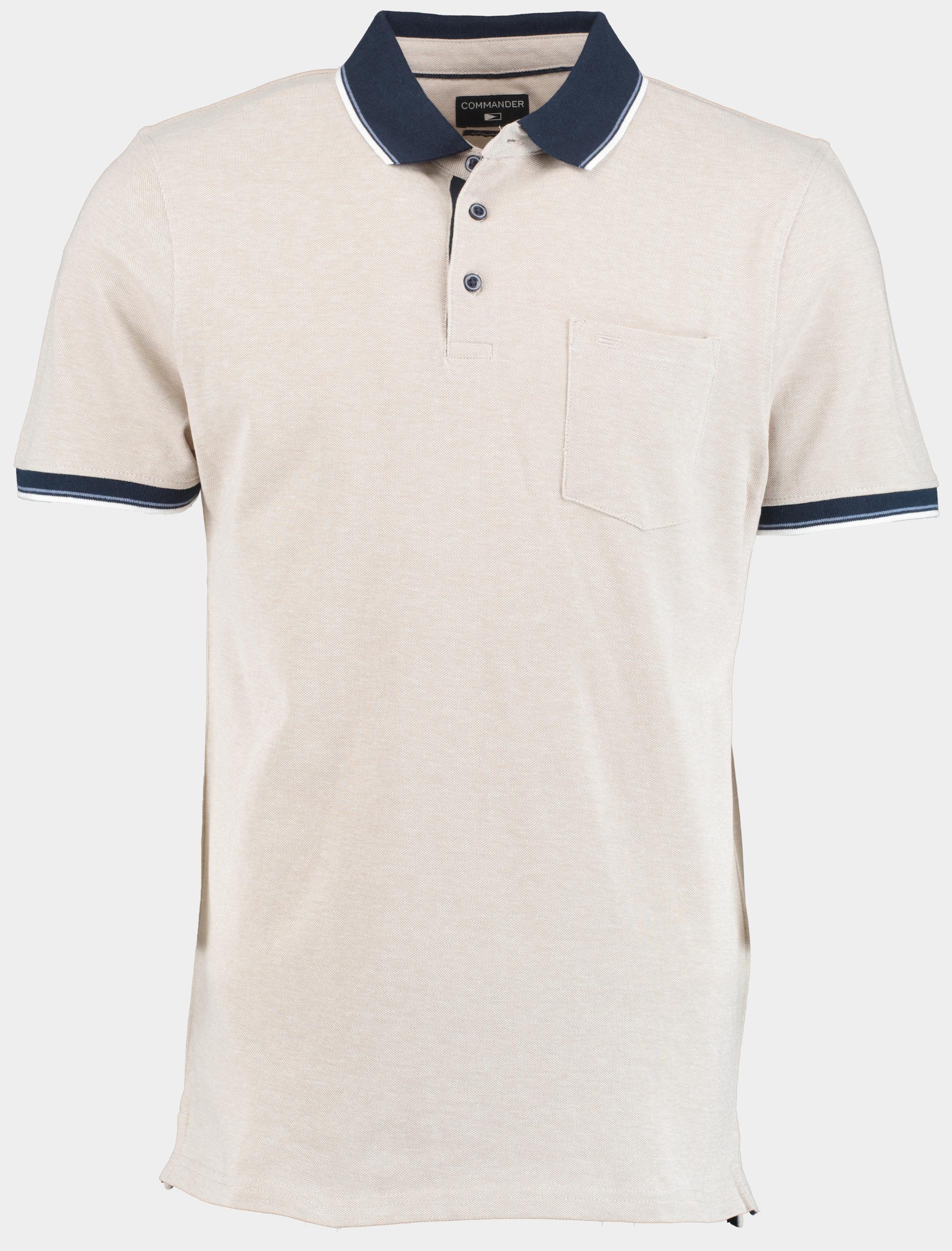 Commander Flag polo korte mouw 3-knopf-polo-shirt, 1/2 arm 214008259/209