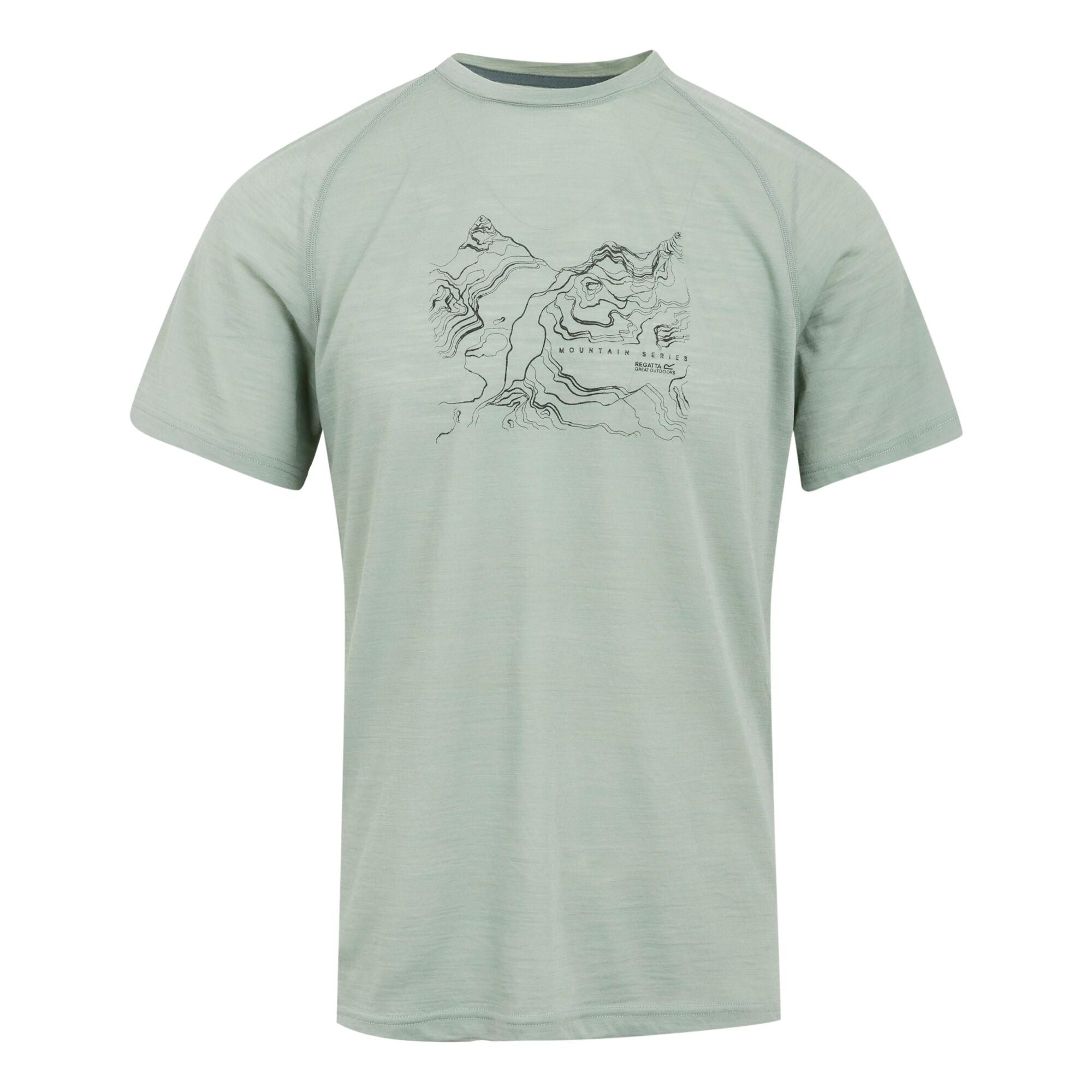 Regatta Heren escade mountain t-shirt