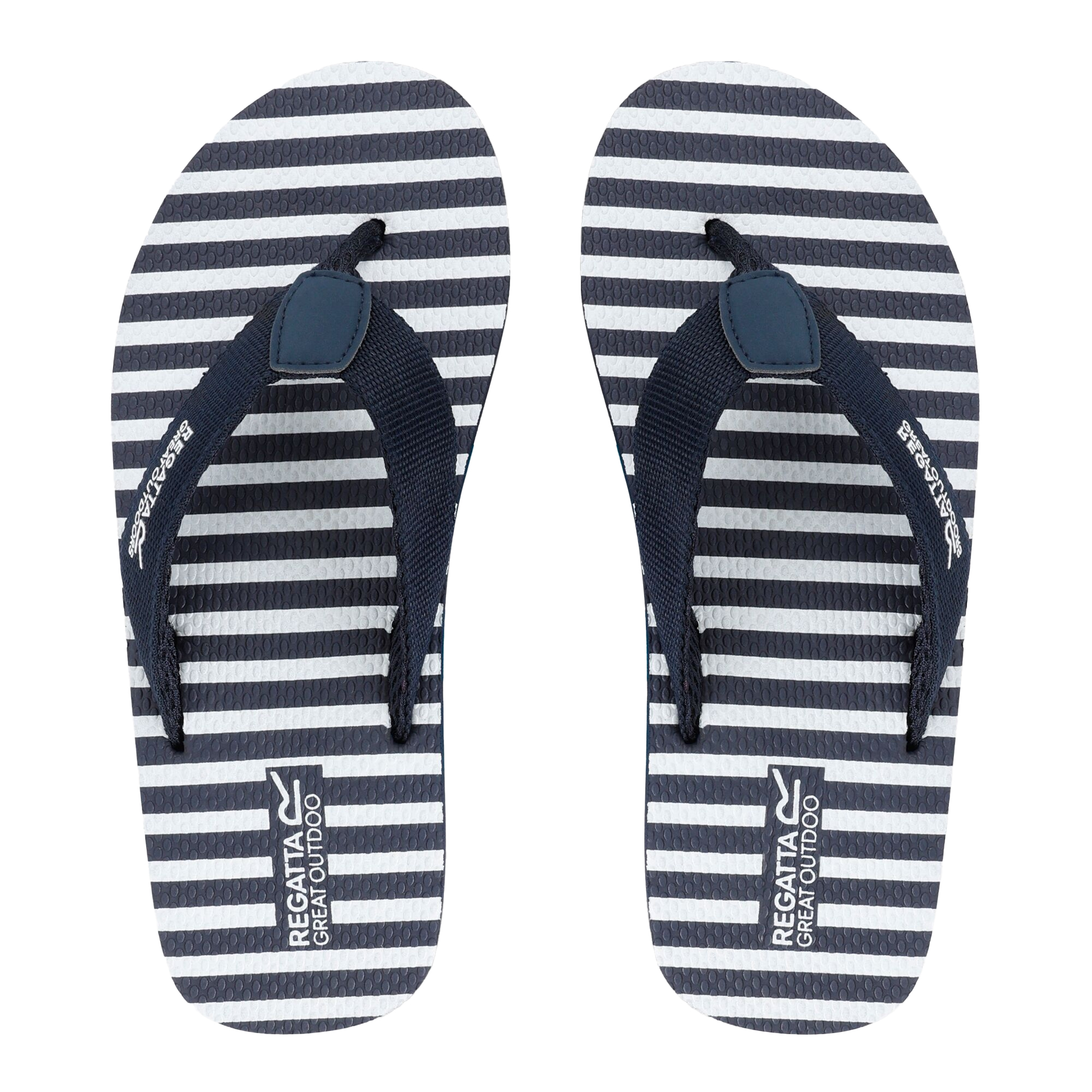 Regatta Dames catarina gestreepte teenslippers