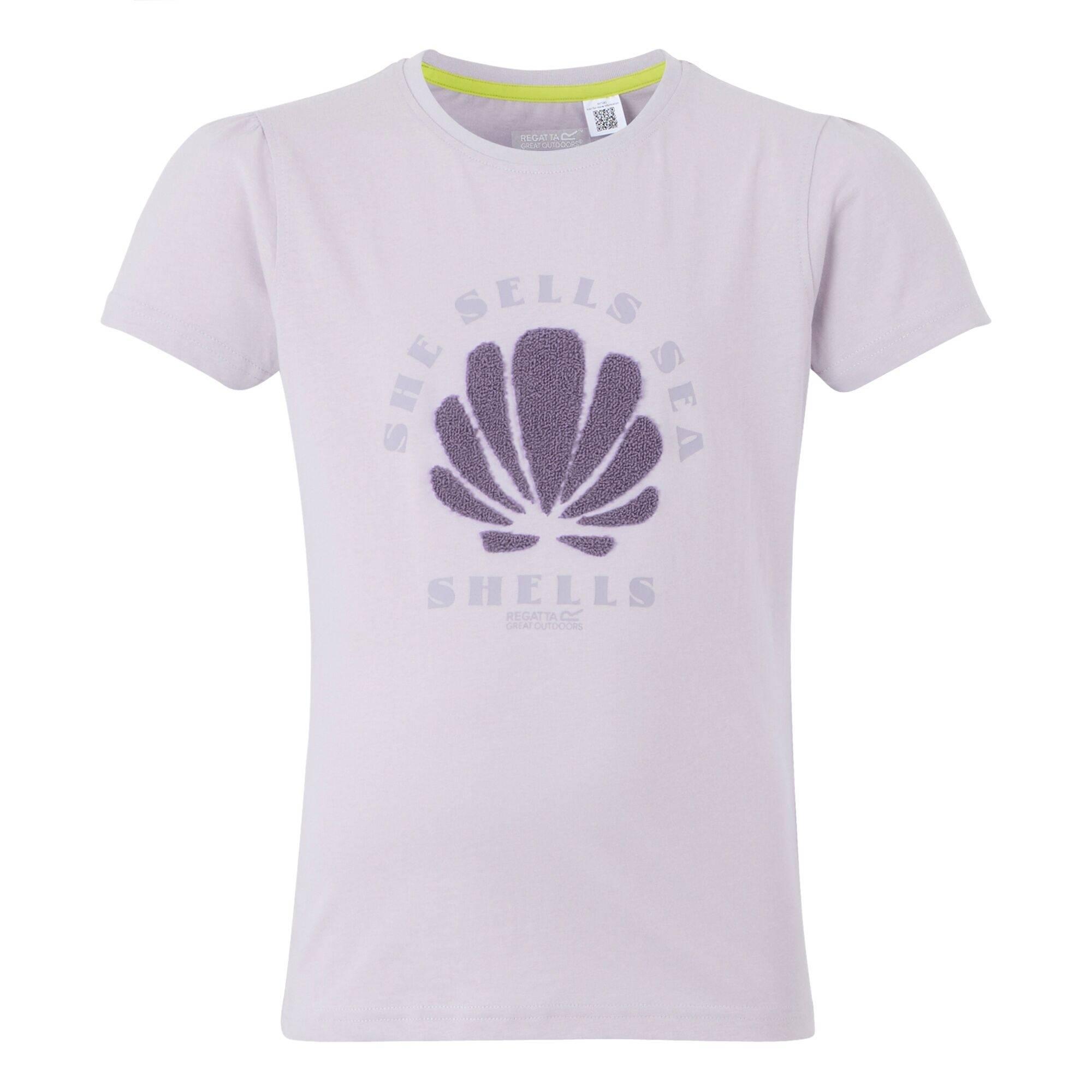 Regatta Kinderen/kinderen bosley viii zeeschelp t-shirt
