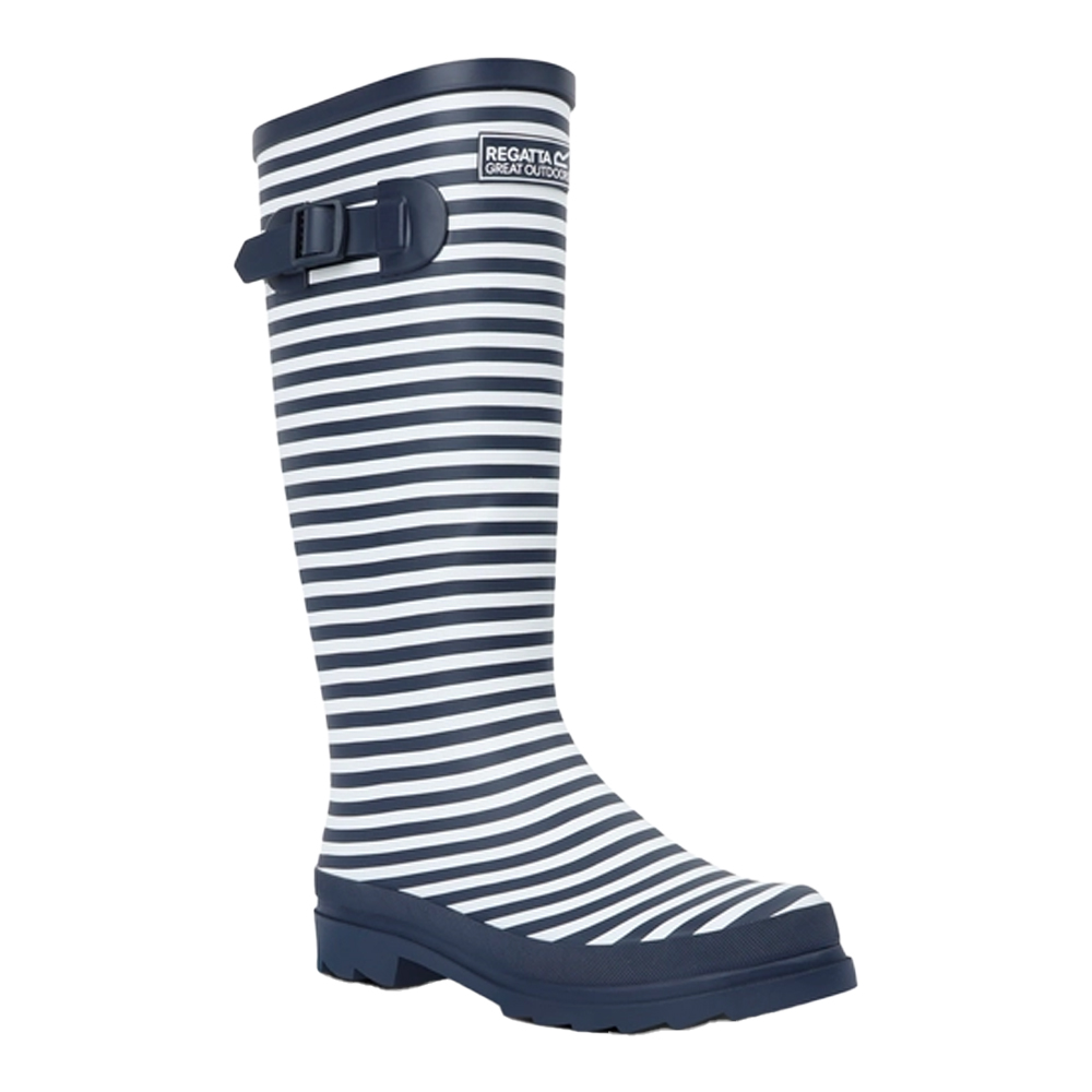 Regatta Dames fairweather iii contrast gestreepte wellington laarzen