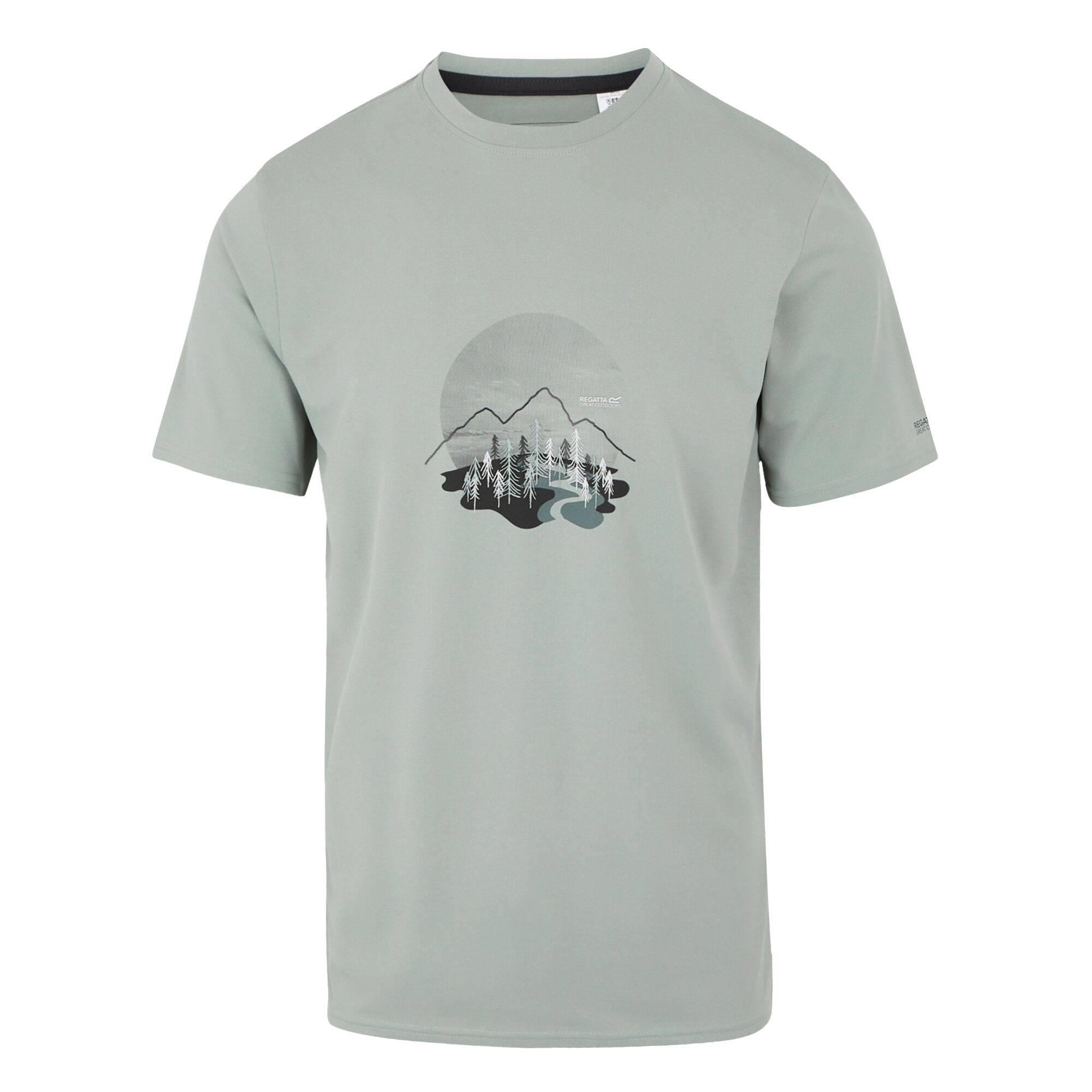 Regatta Heren fingal landschap stretch t-shirt