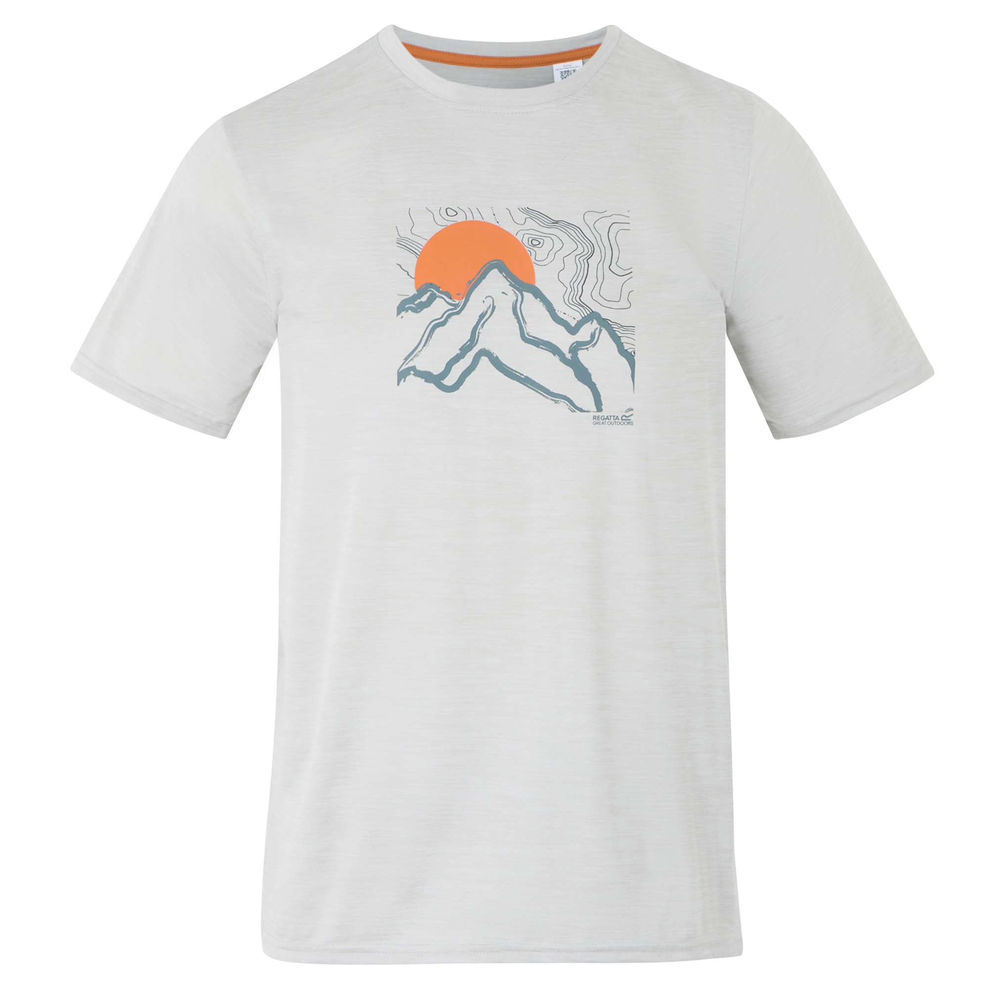 Regatta Heren fingal ix mountain scene marl t-shirt
