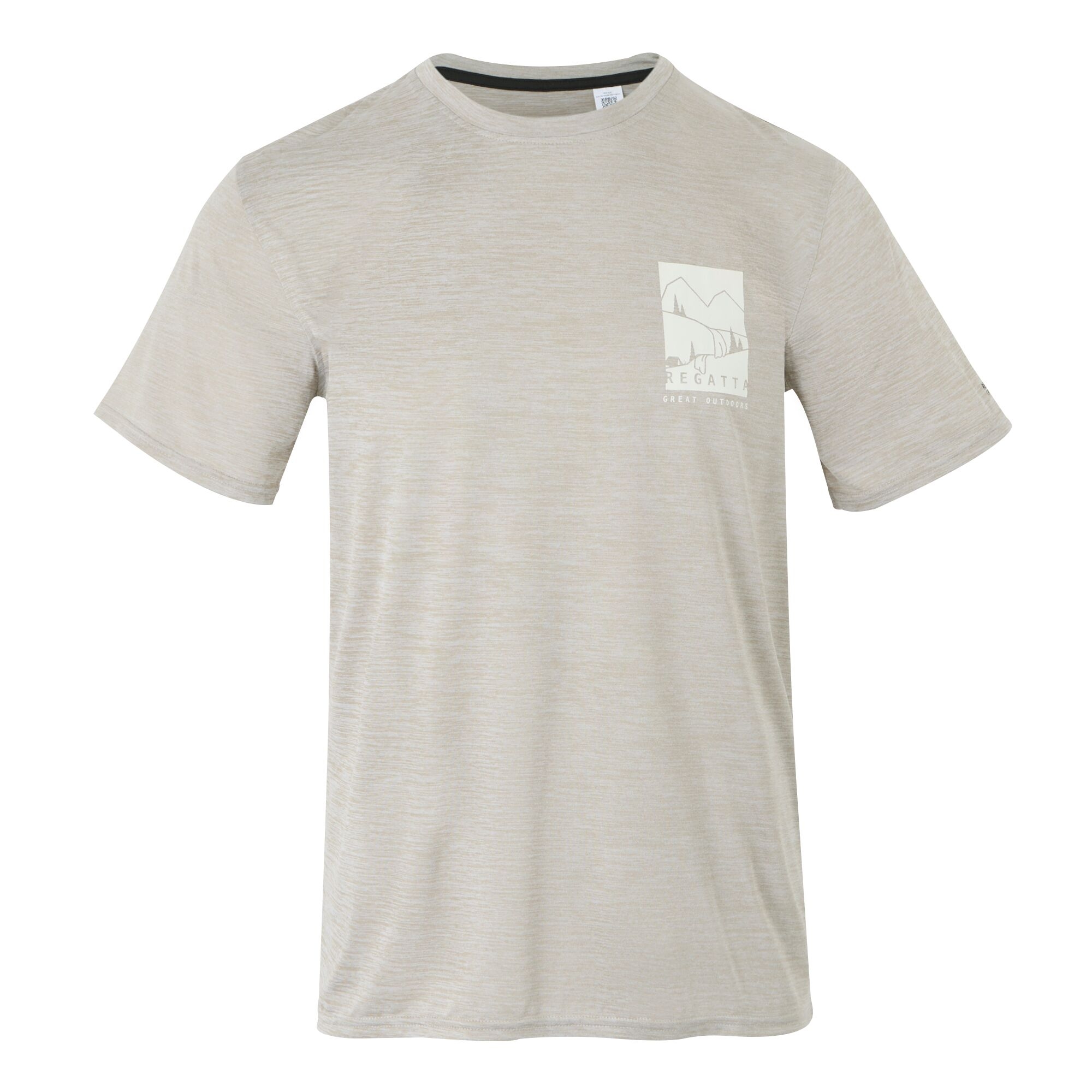 Regatta Heren fingal ix rugprint marl t-shirt