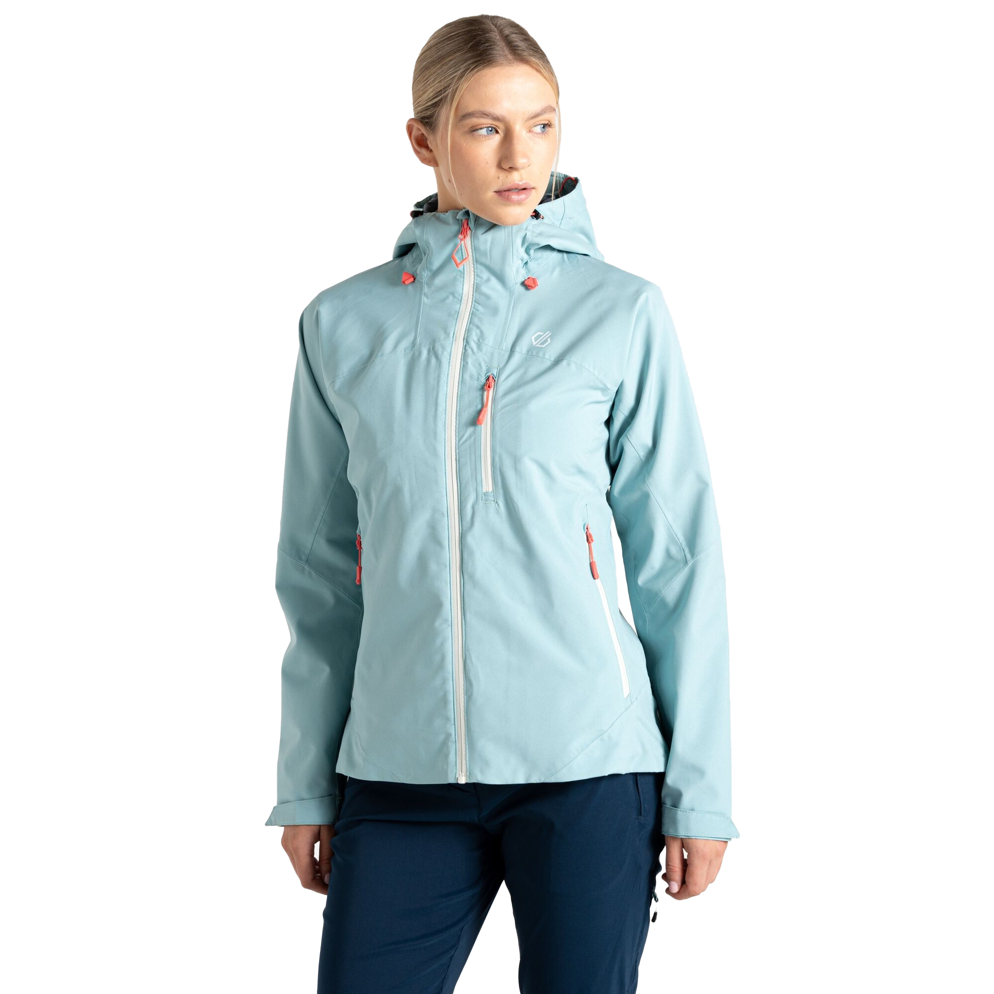 Dare2b Dames torrek ii colour block waterdichte jas