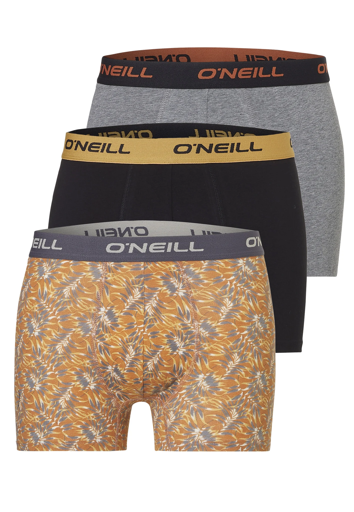 O'Neill Heren boxershorts trunks dipped leaf 3-pack