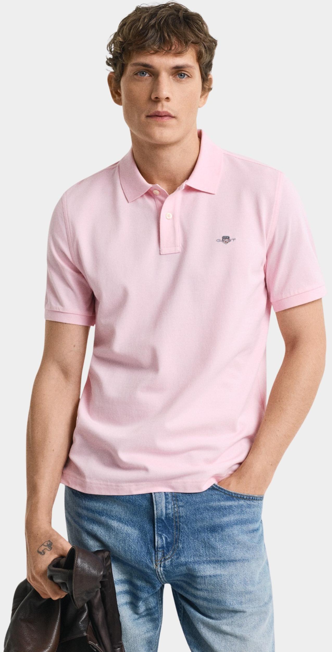 Gant Polo korte mouw reg shield ss pique polo 2210/637