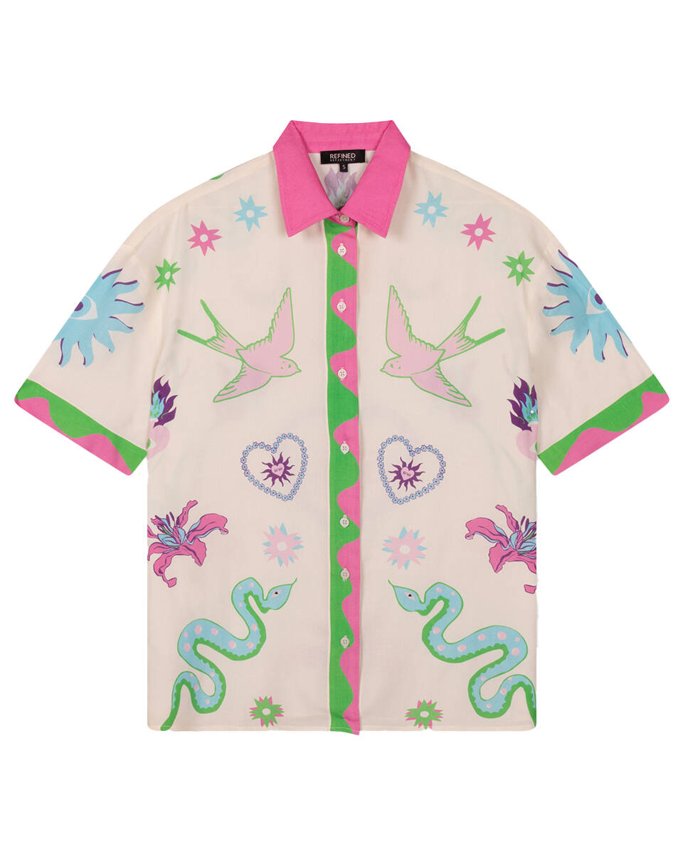 Refined Department Blouse korte mouw r2503933667