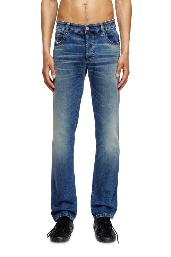 Diesel D-vyl 0dbee heren denim regular met een straight leg die