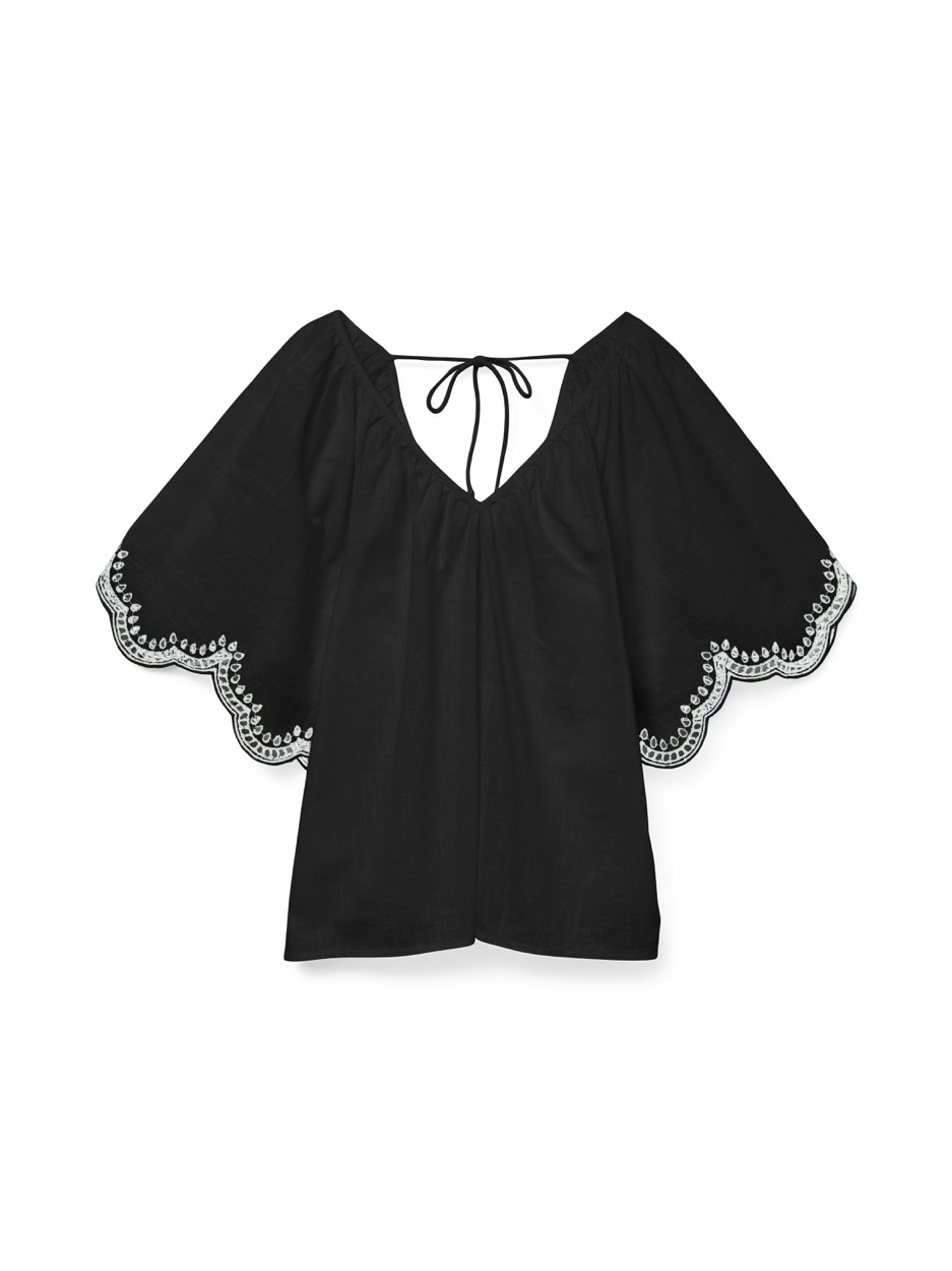 Vero Moda Vmdiana 24 v-neck top wvn btq -