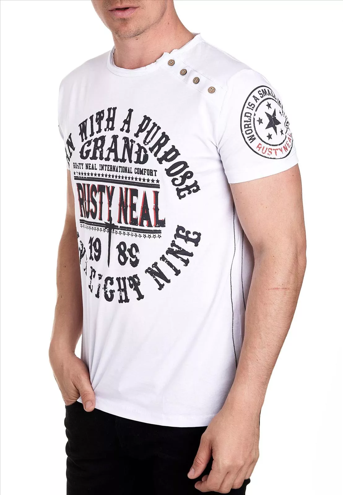 Rusty Neal heren t-shirt 15216