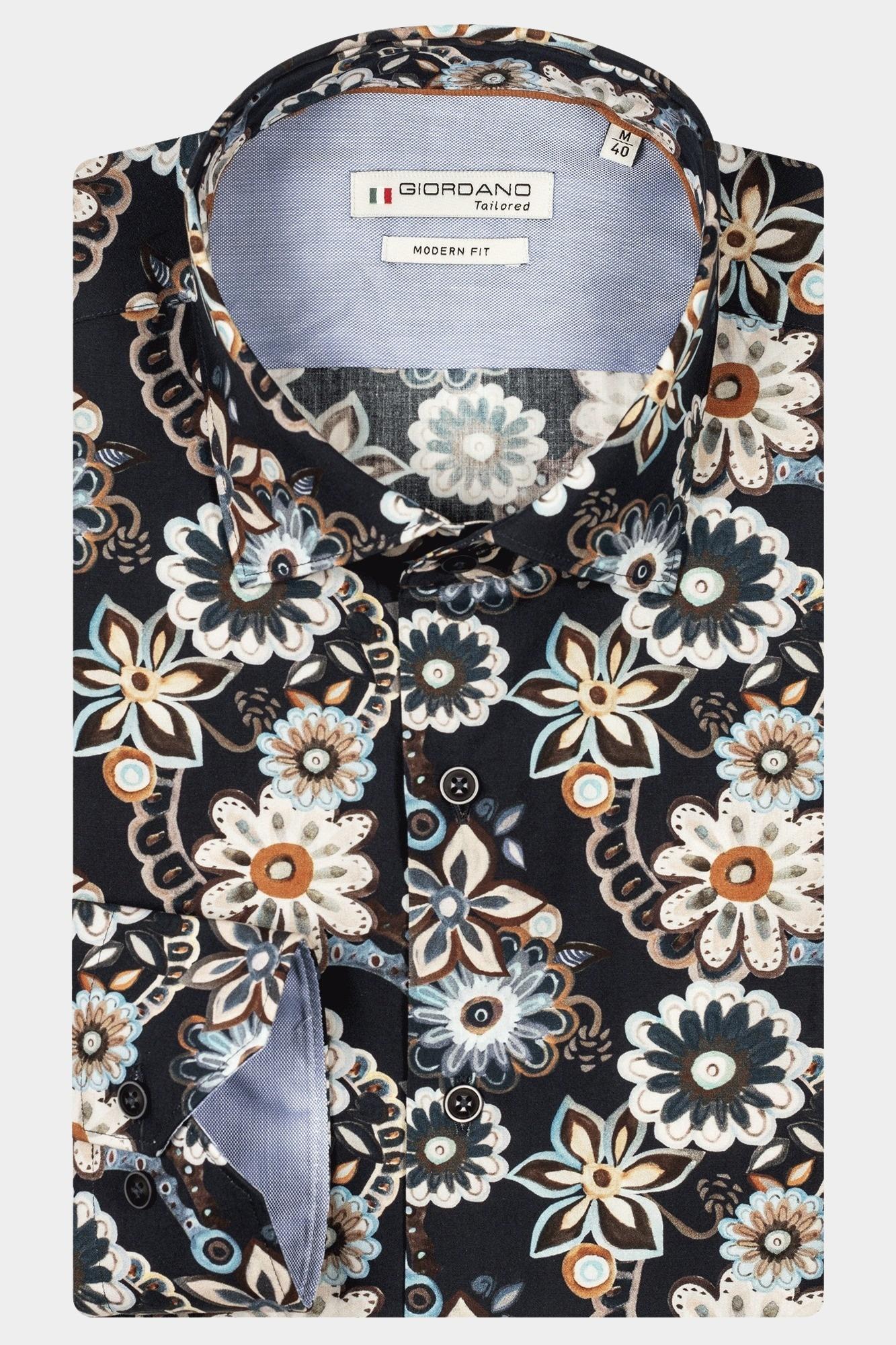 Giordano Casual hemd lange mouw maggiore, ls semi cutaway bi 427818/60