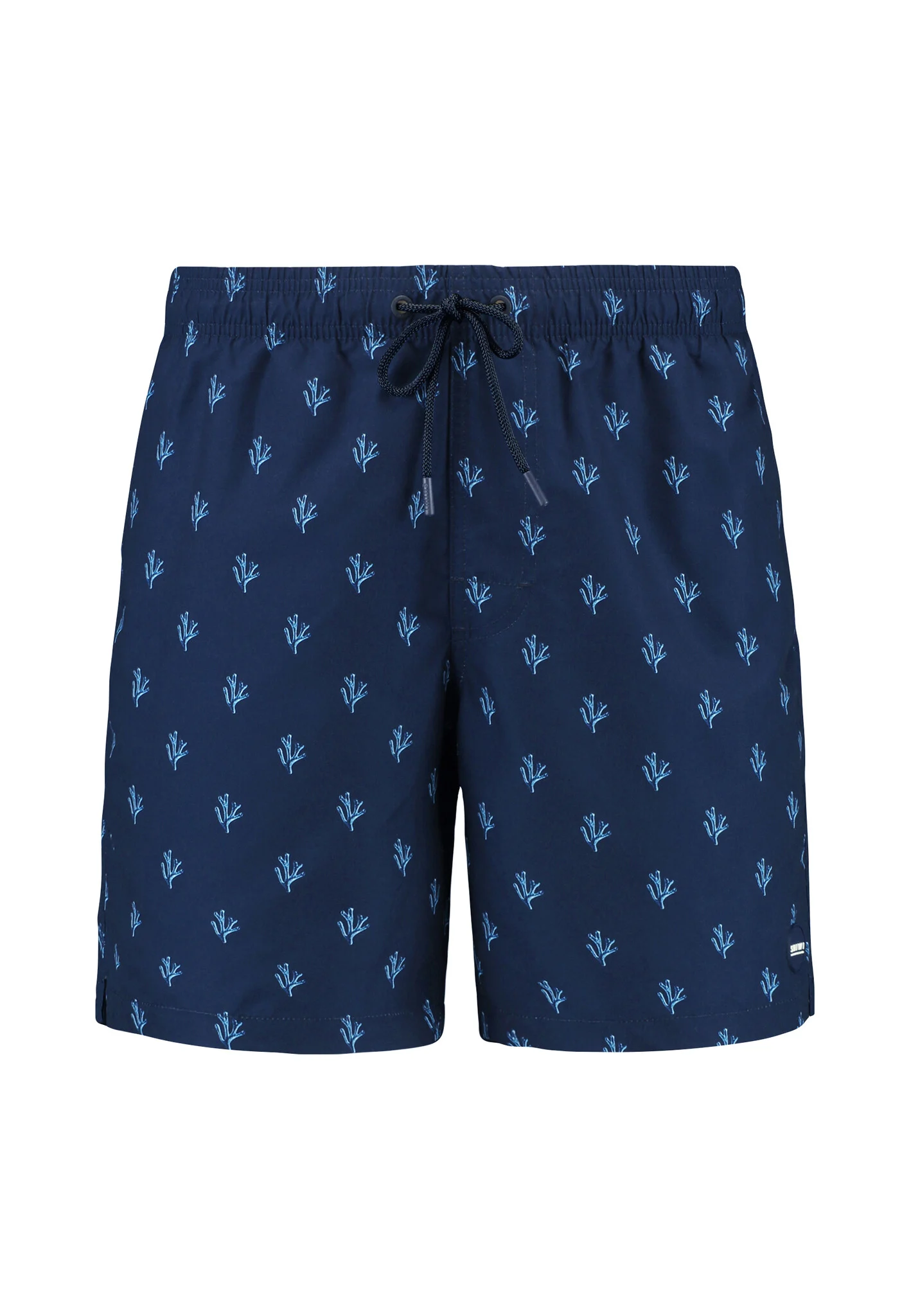 Shiwi Heren zwemshort mike 7″ koraalprint donker