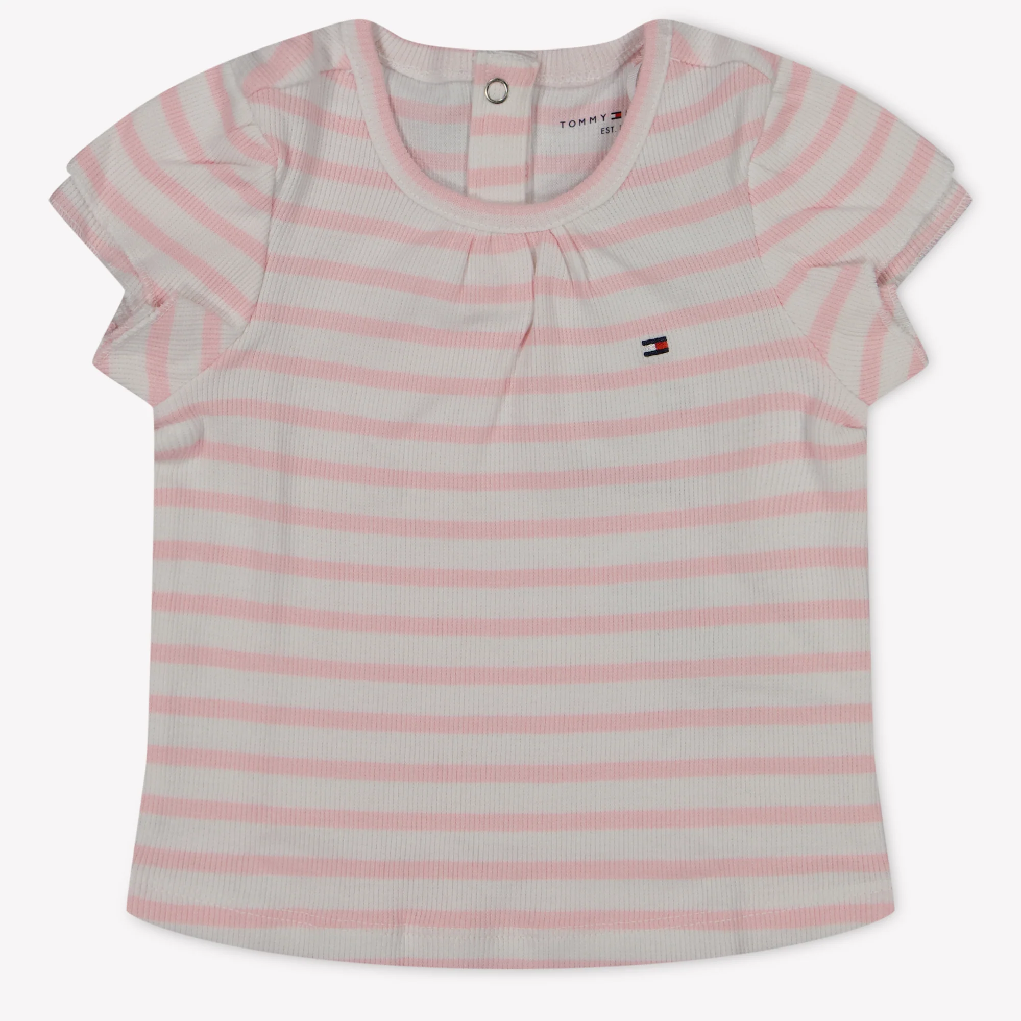 Tommy Hilfiger Baby meisjes t-shirt in wit