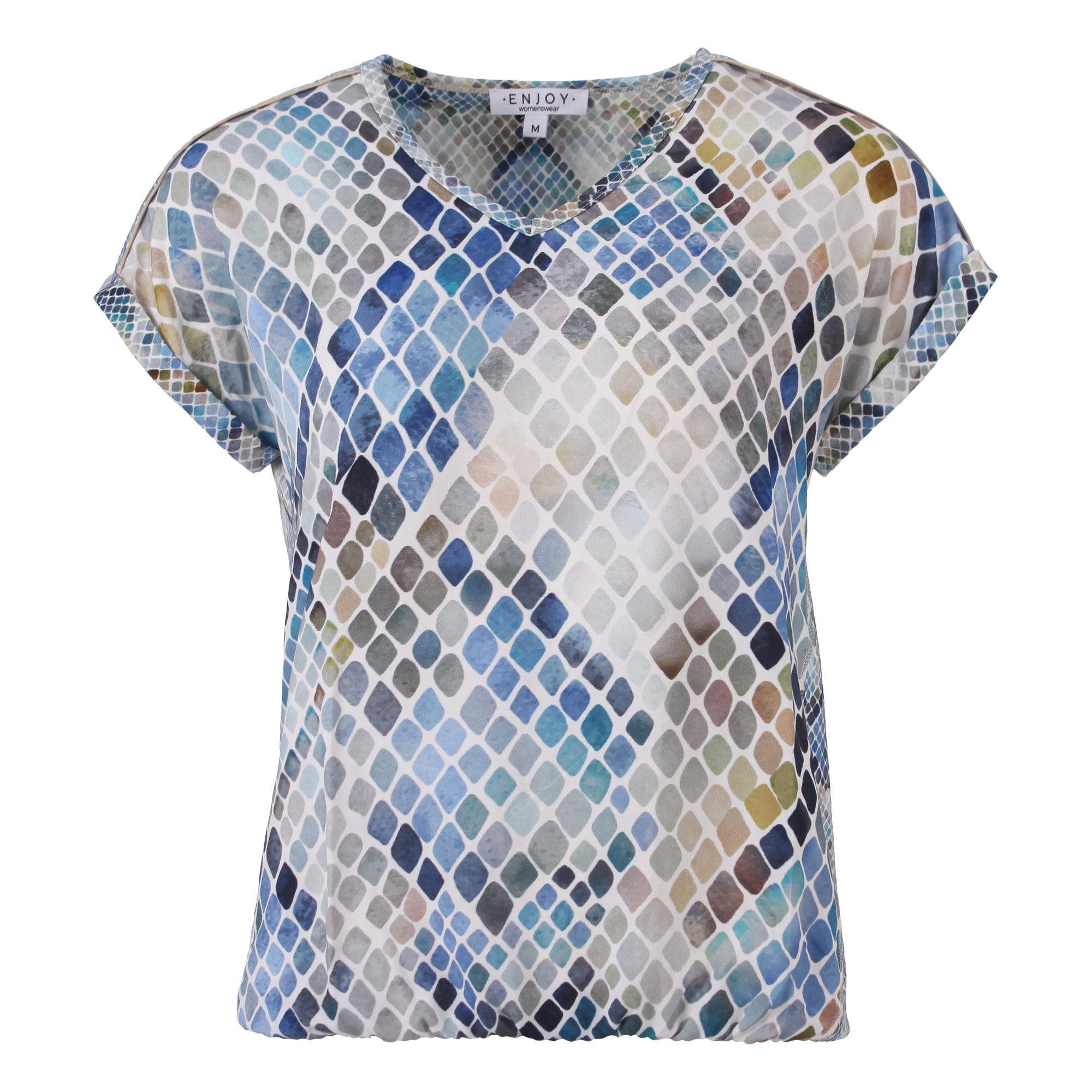 Enjoy Enjoy blouson slangen print