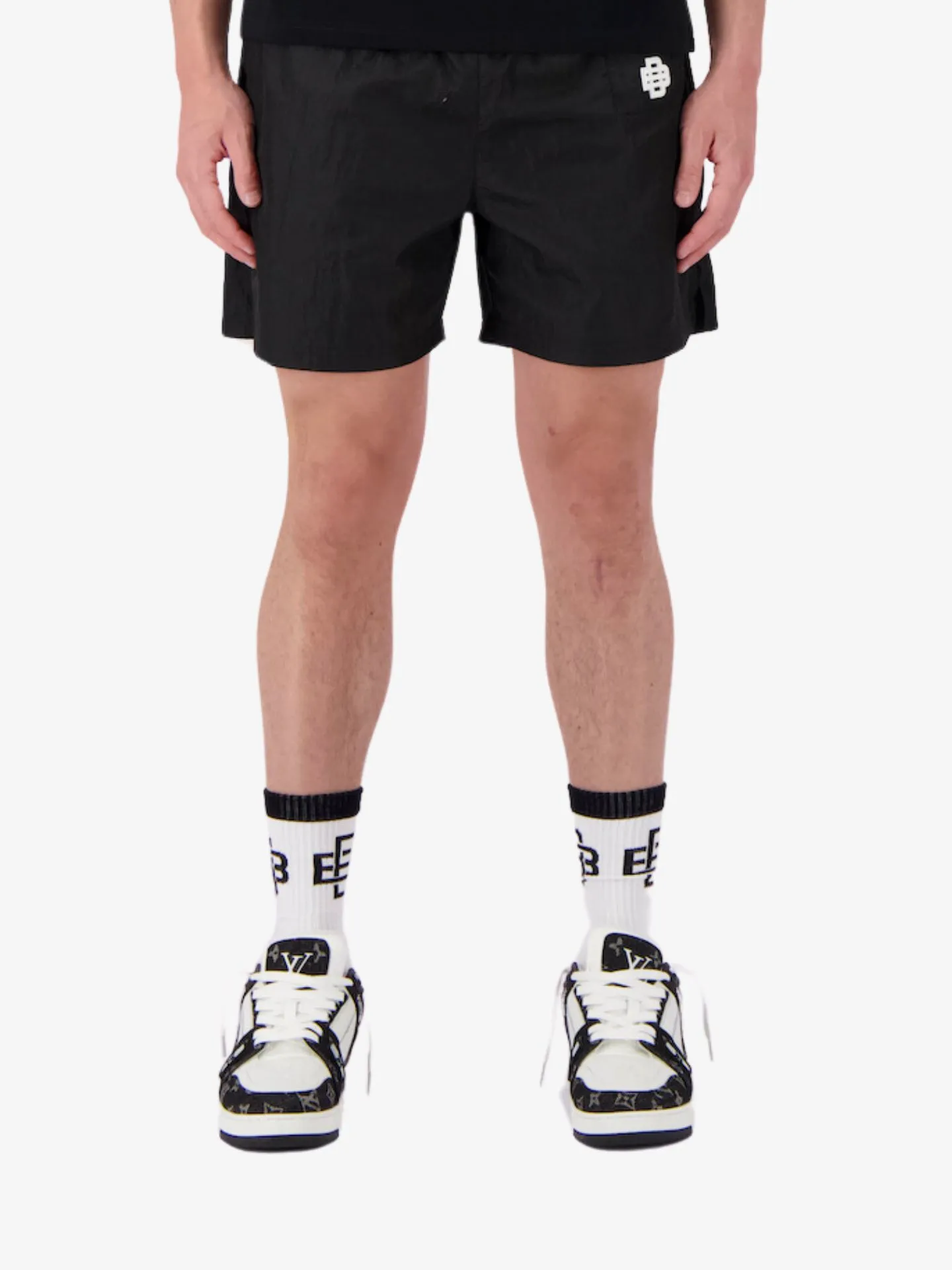 Black Bananas Heren zwembroek monogram zwart