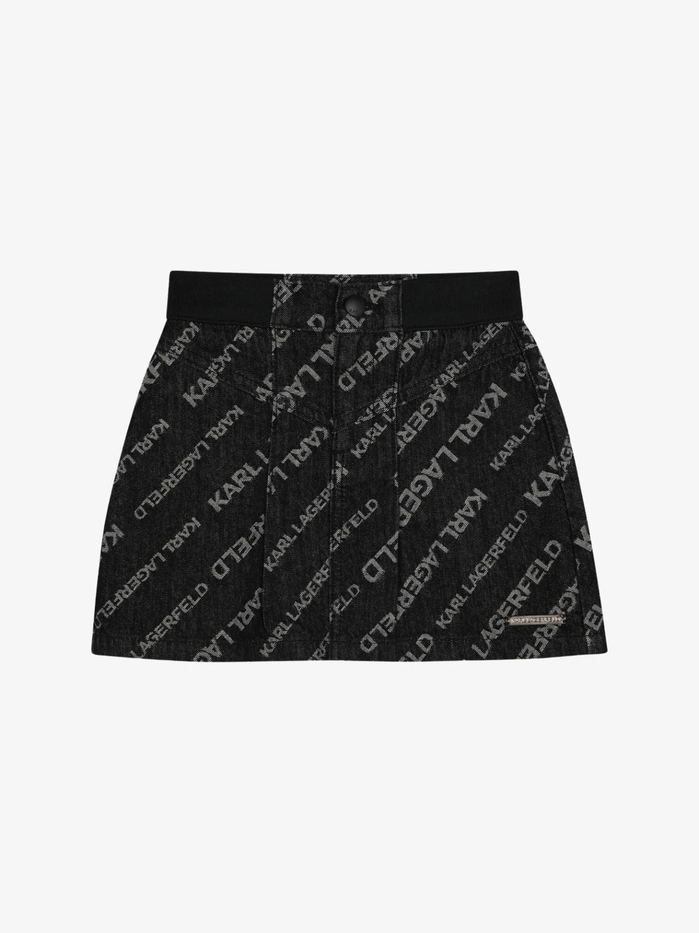 Karl Lagerfeld Meisjes spijkerrok denim grey