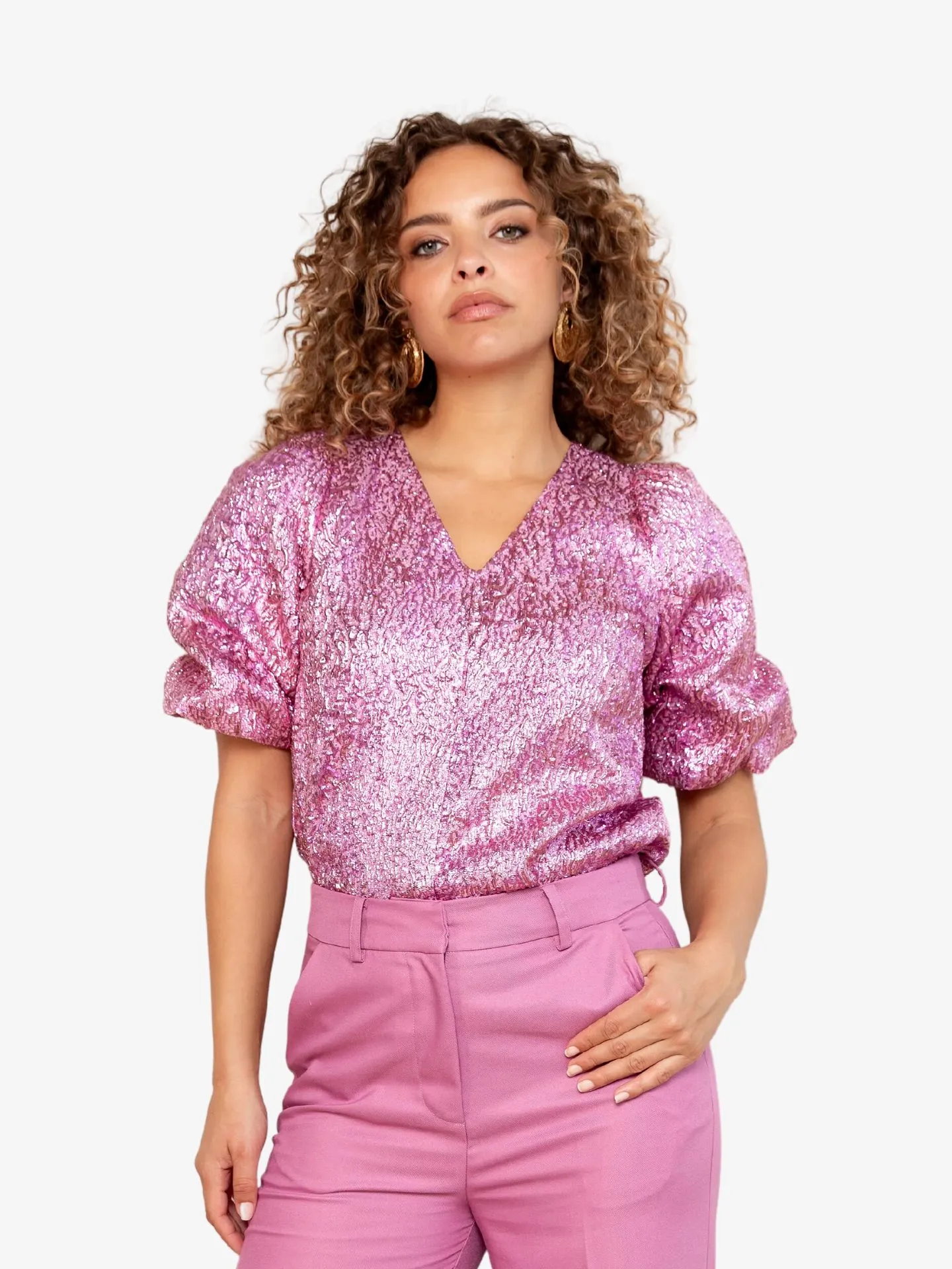 Freebird Dames top jacquard boa