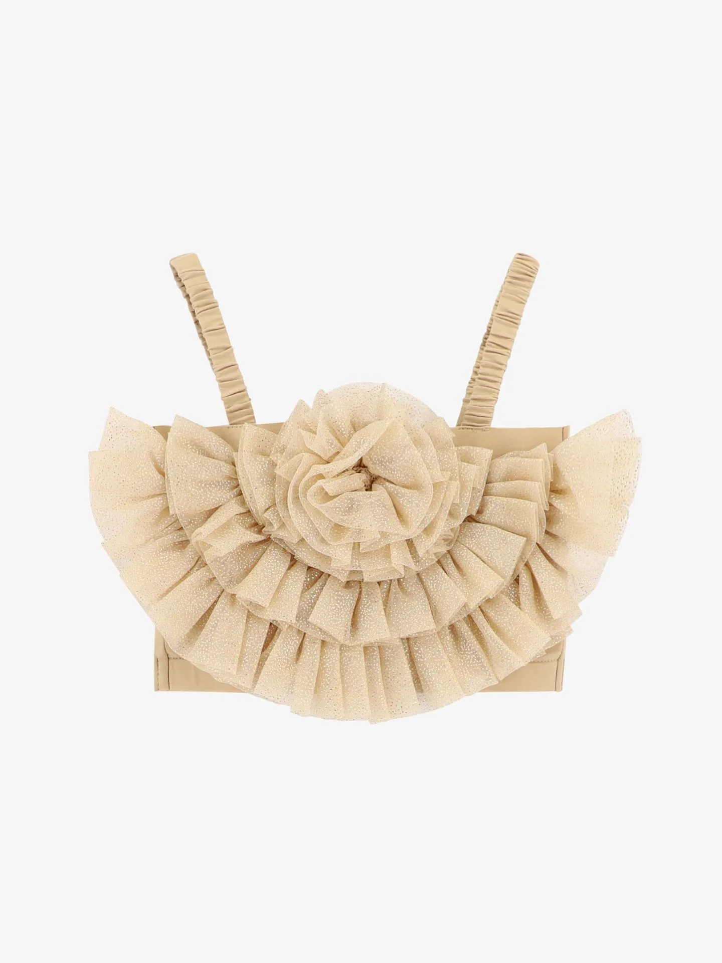 Angels Face Meisjes top rosetta tulle sparkle