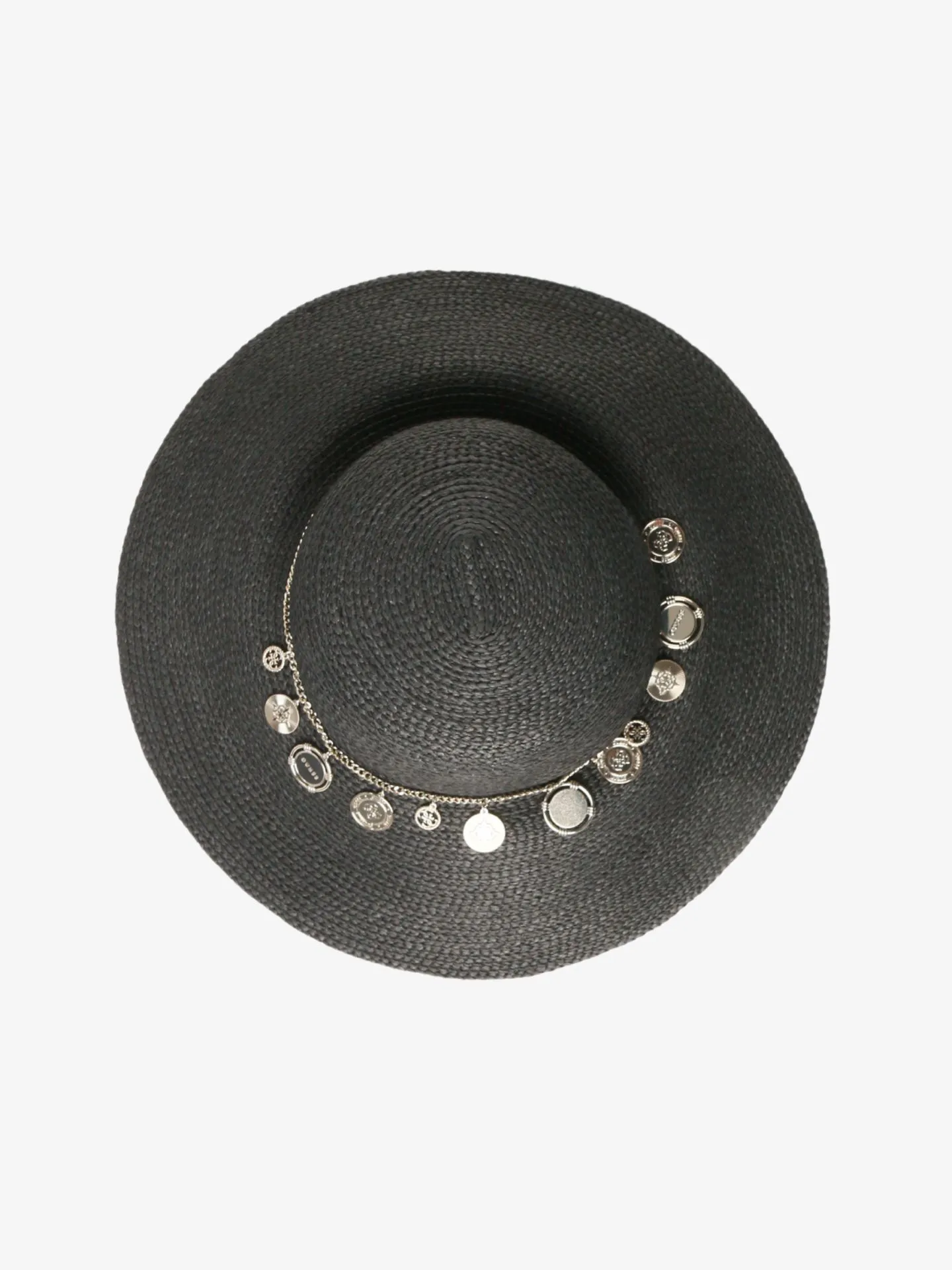 Guess Dames hoed coins fedora zwart