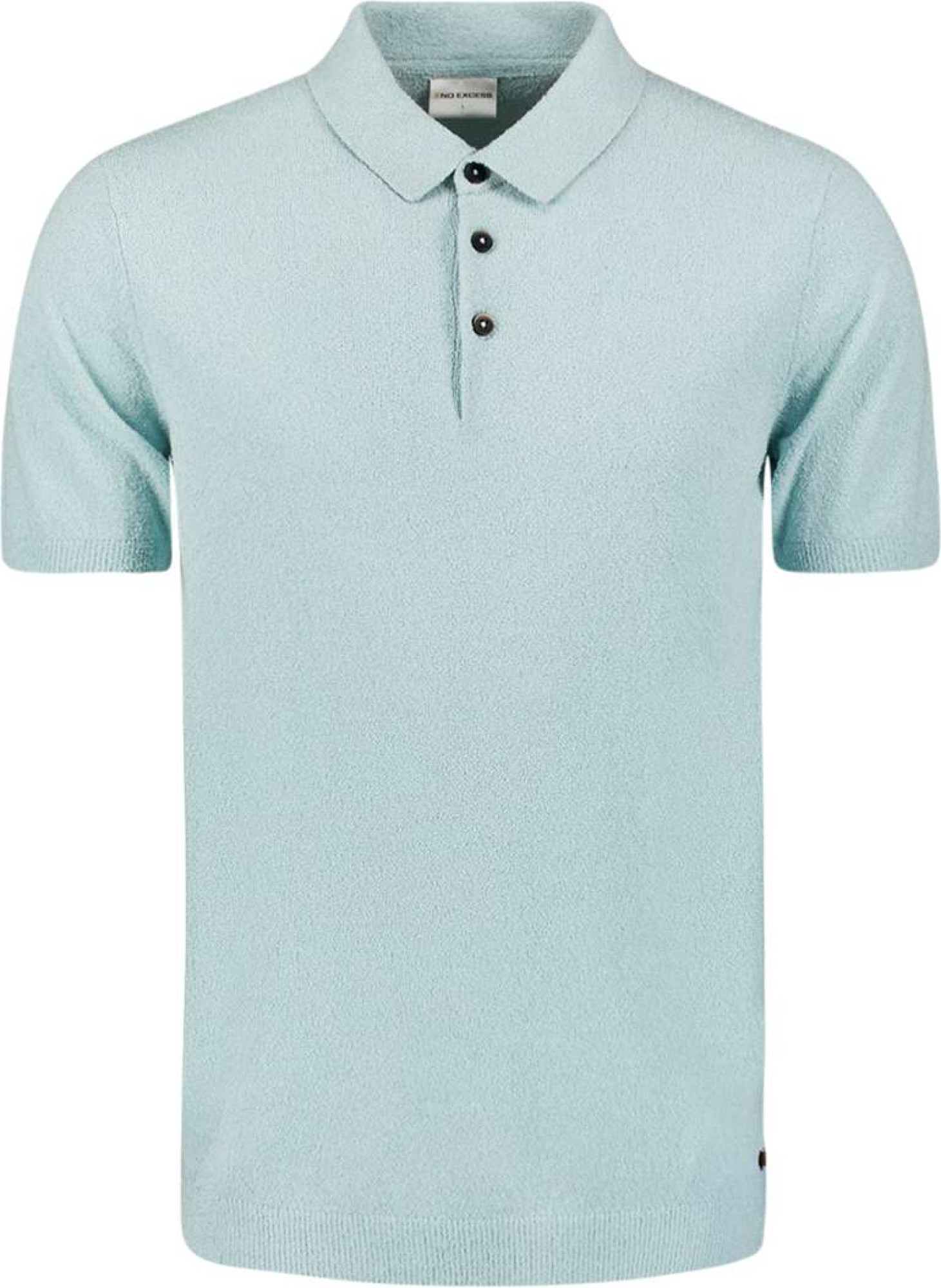 No Excess Pullover short sleeve polo solid re ice