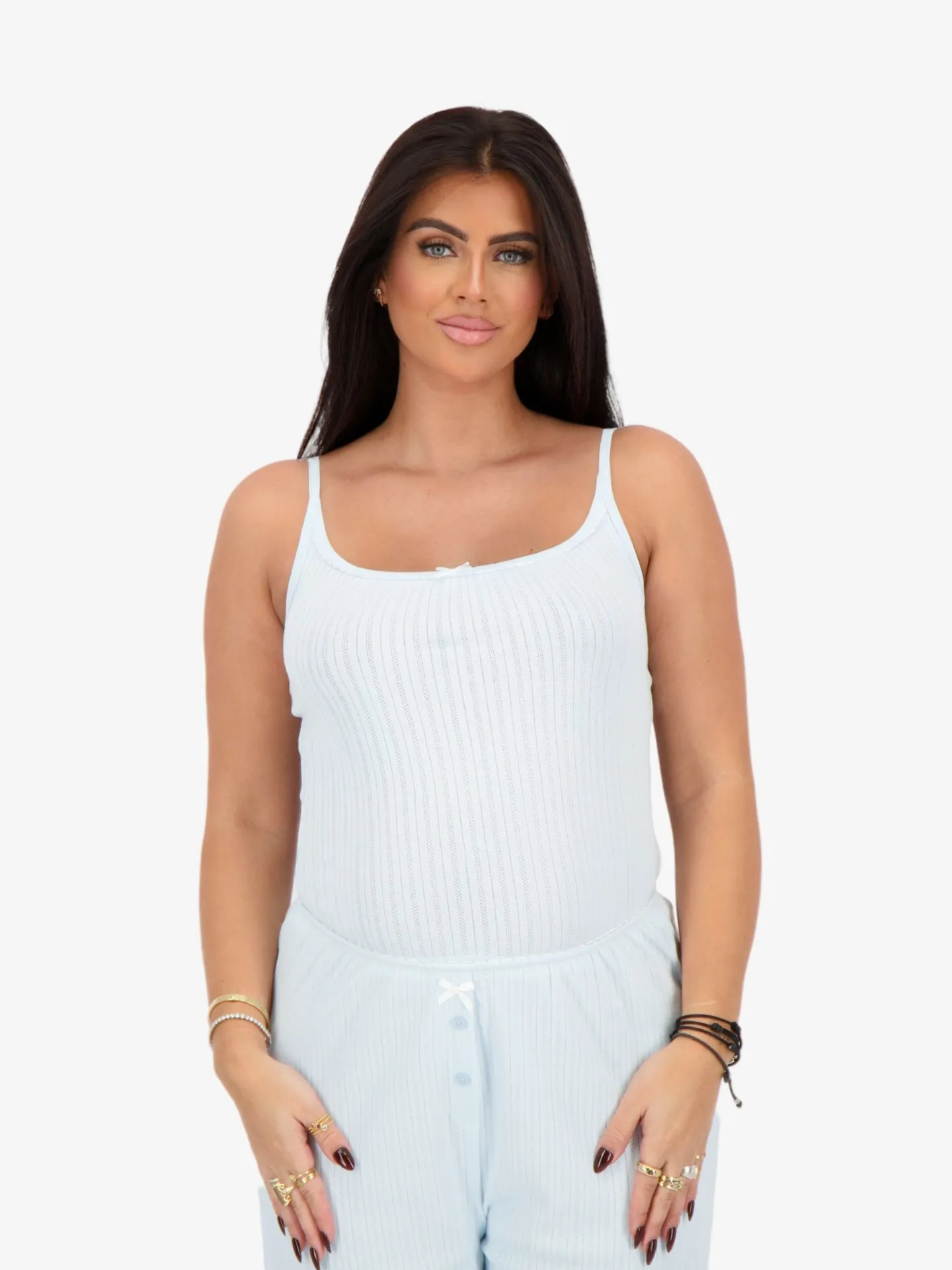 Reinders Dames pyjama top bow ruffles pj