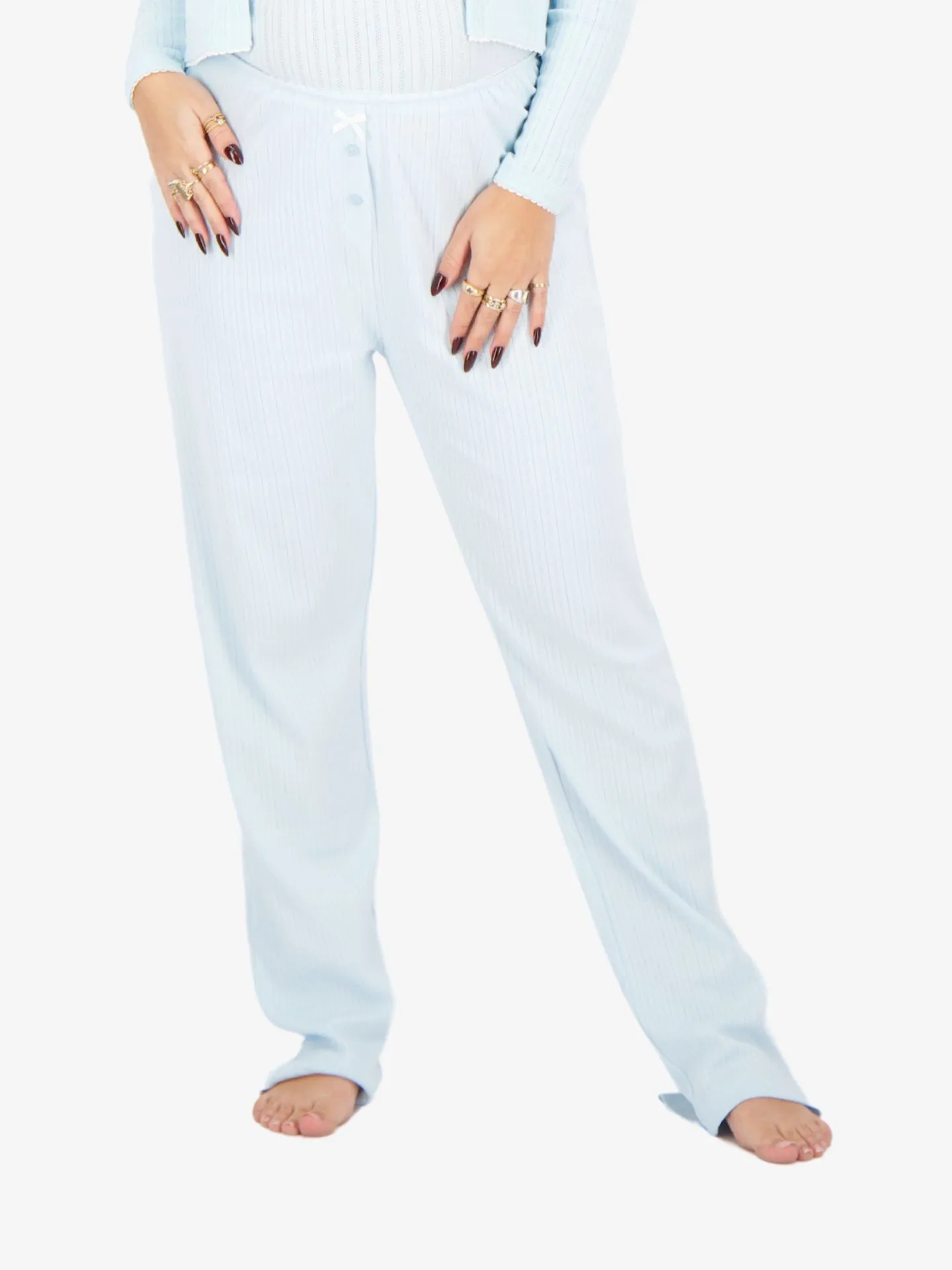 Reinders Dames pyjama broek bow ruffles pj